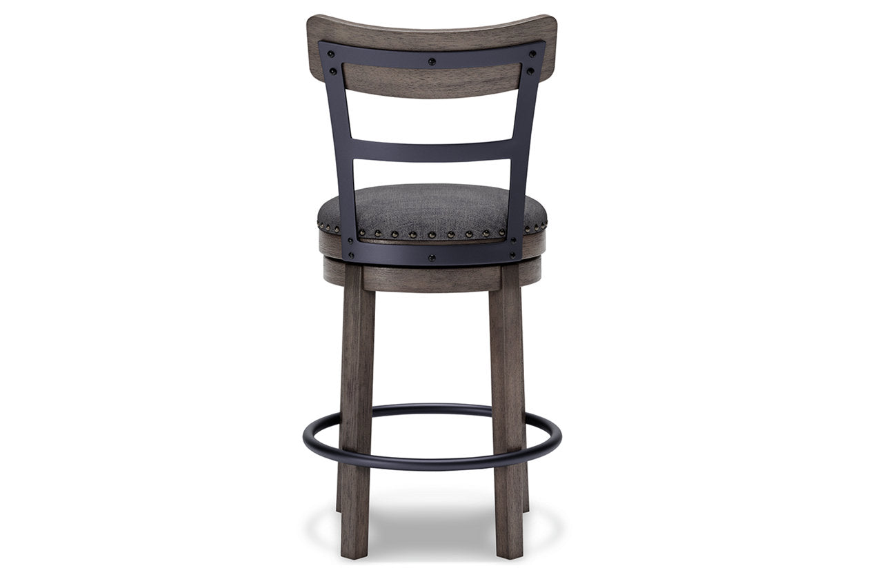 Caitbrook Gray Counter Height Barstool - D388-224 - Luna Furniture - Dallas Store