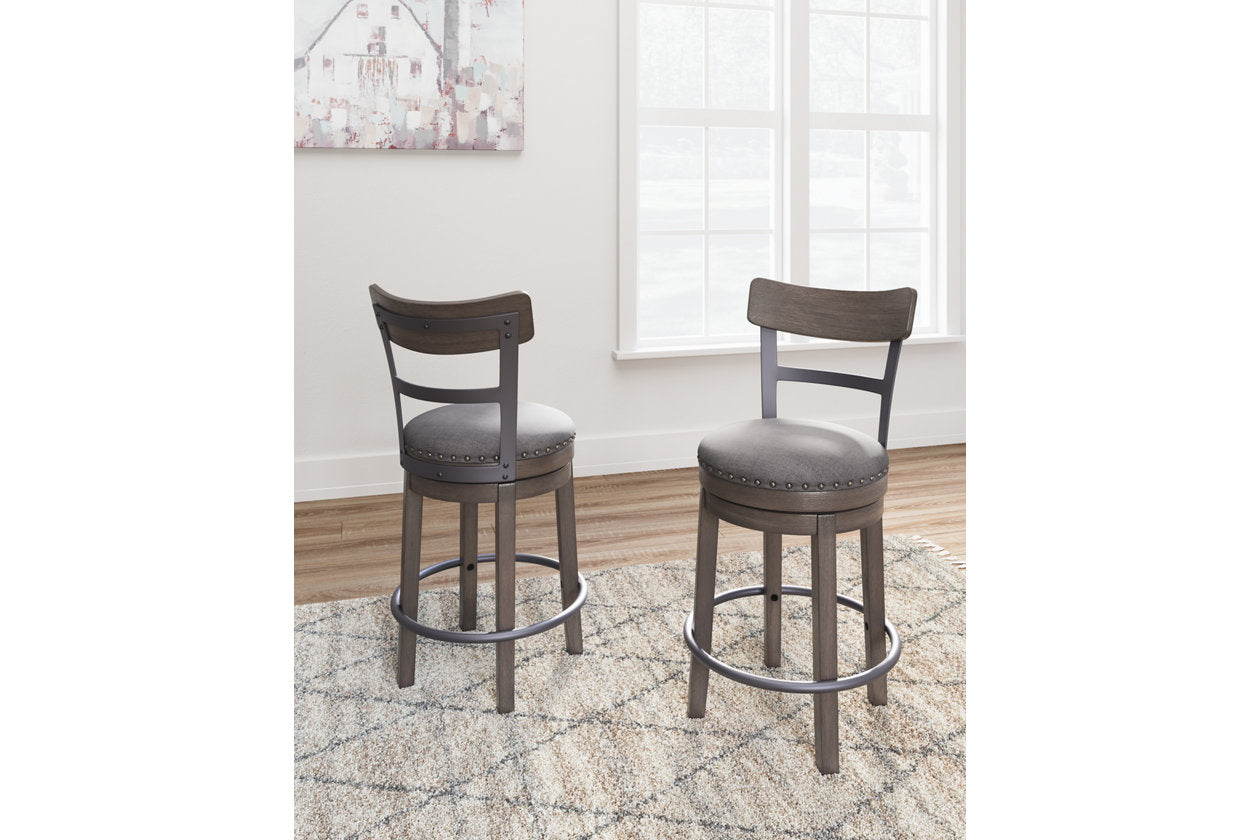 Caitbrook Gray Counter Height Barstool - D388-224 - Luna Furniture - Dallas Store