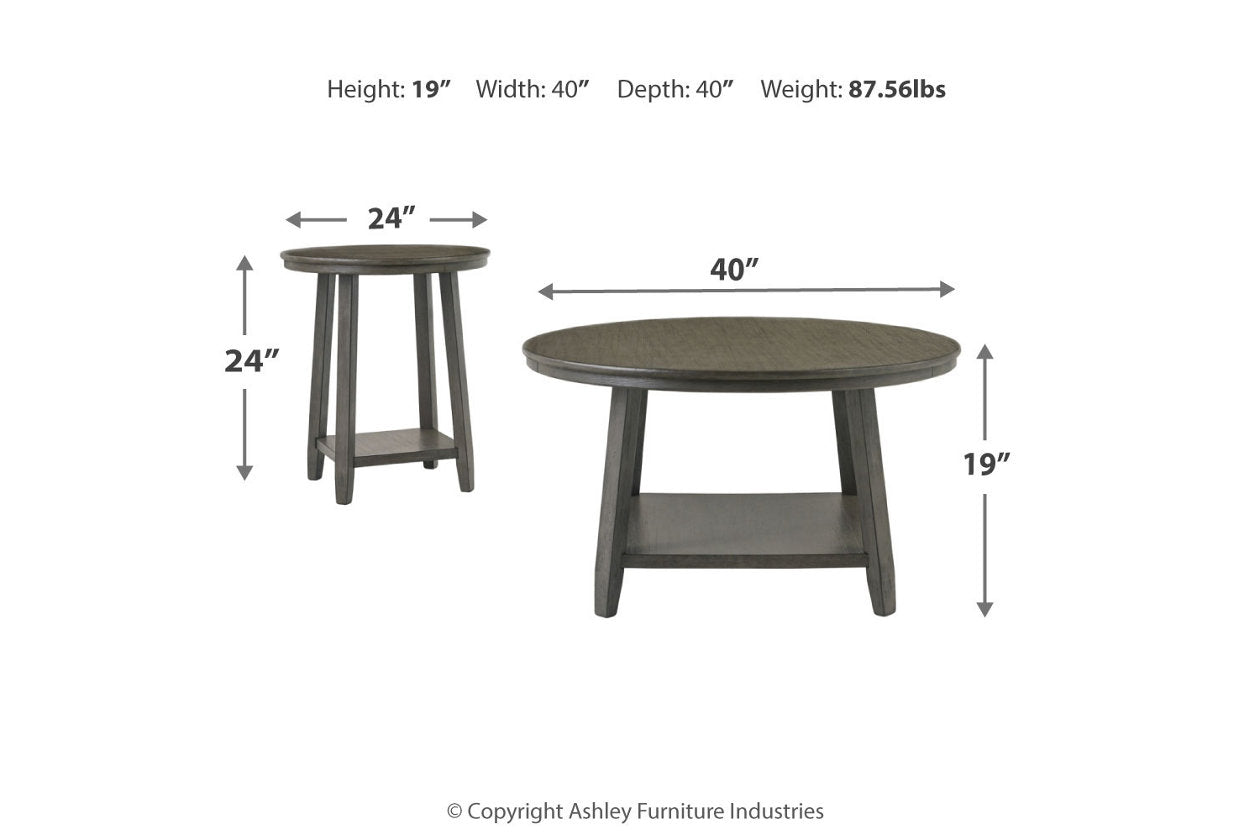 Caitbrook Gray Table, Set of 3 - T188-13 - Luna Furniture - Dallas Store