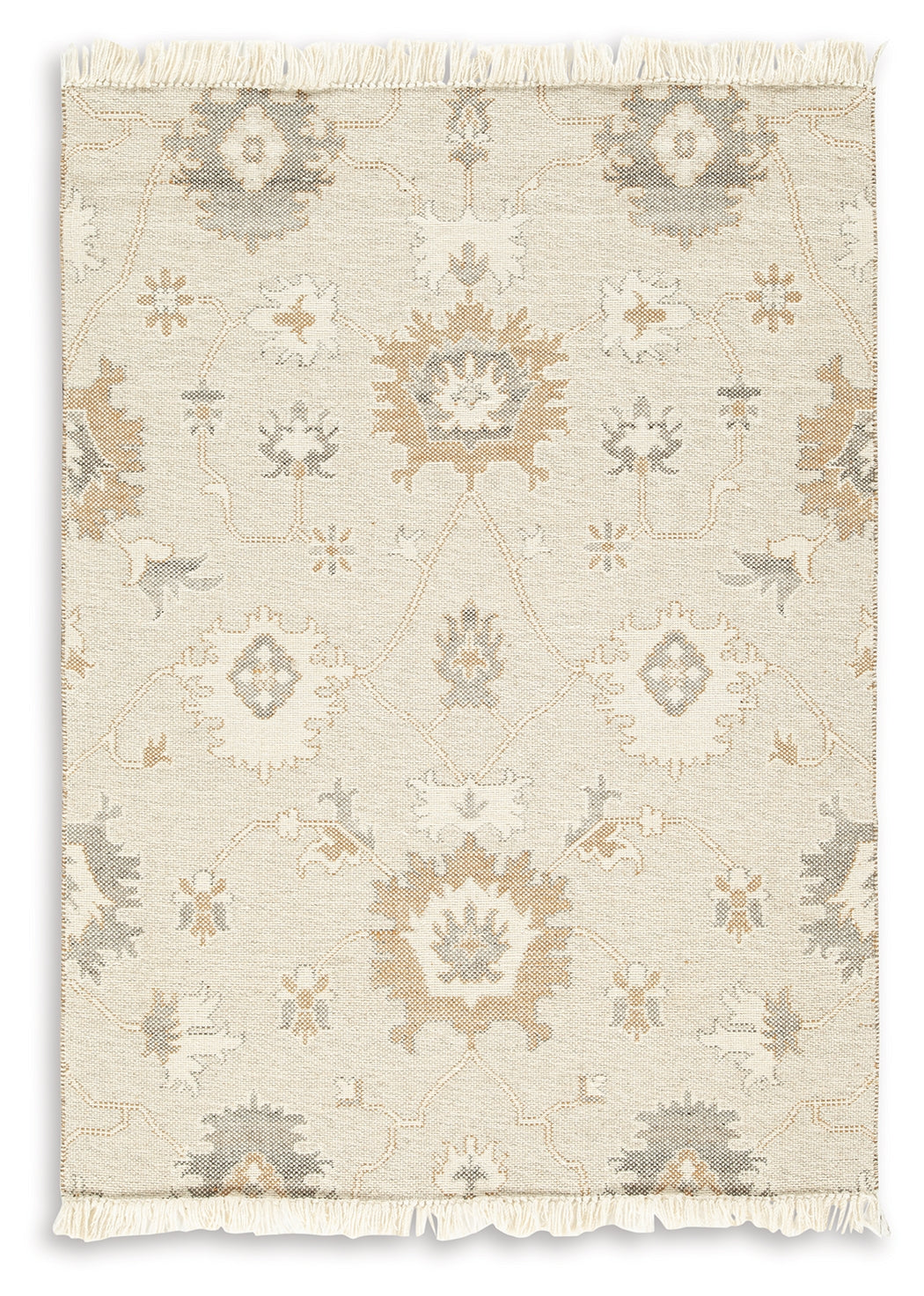 Calkin Linen/Gray/Caramel 5' x 7' Rug - R406392 - Luna Furniture - Dallas Store