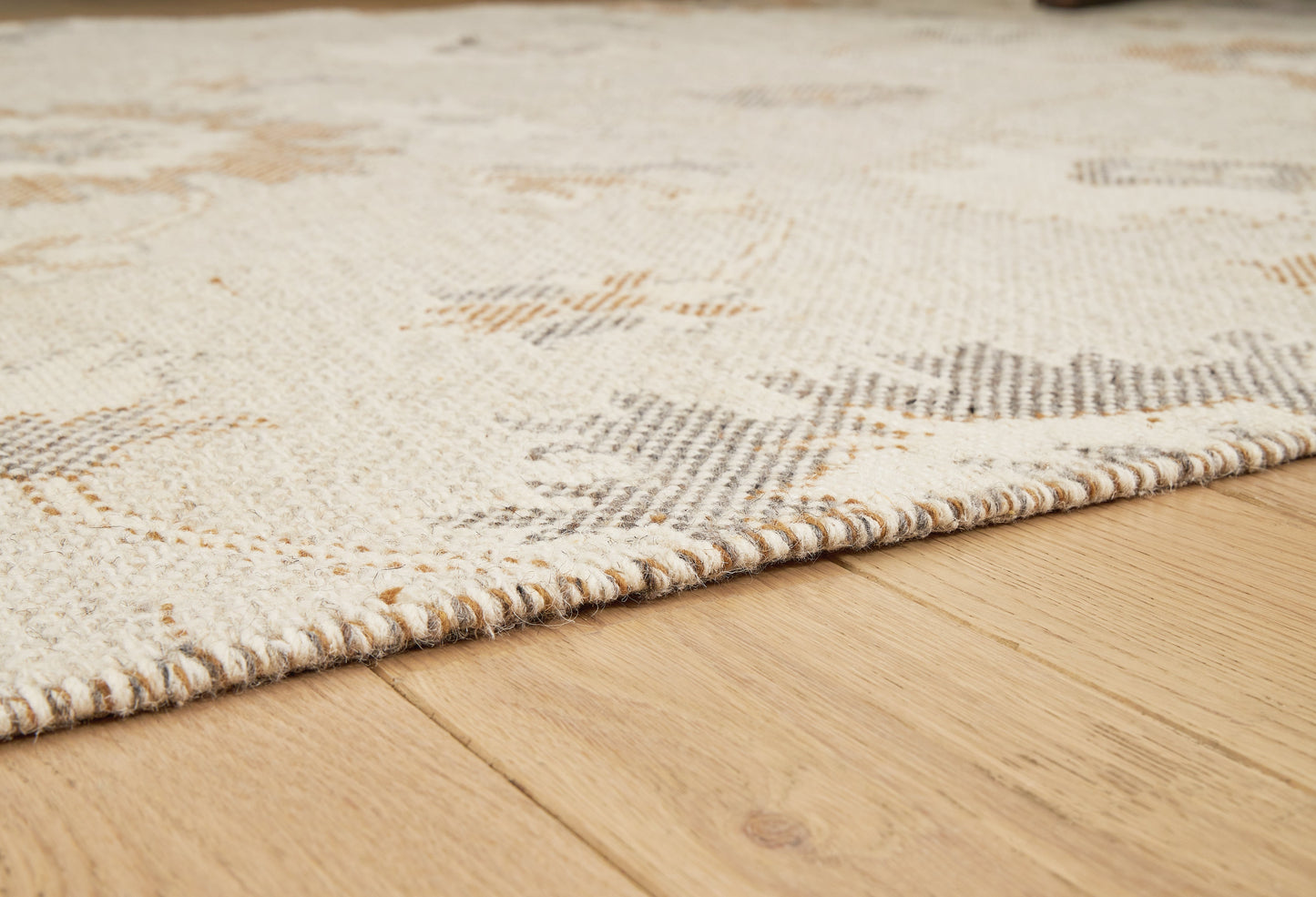 Calkin Linen/Gray/Caramel 5' x 7' Rug - R406392 - Luna Furniture - Dallas Store