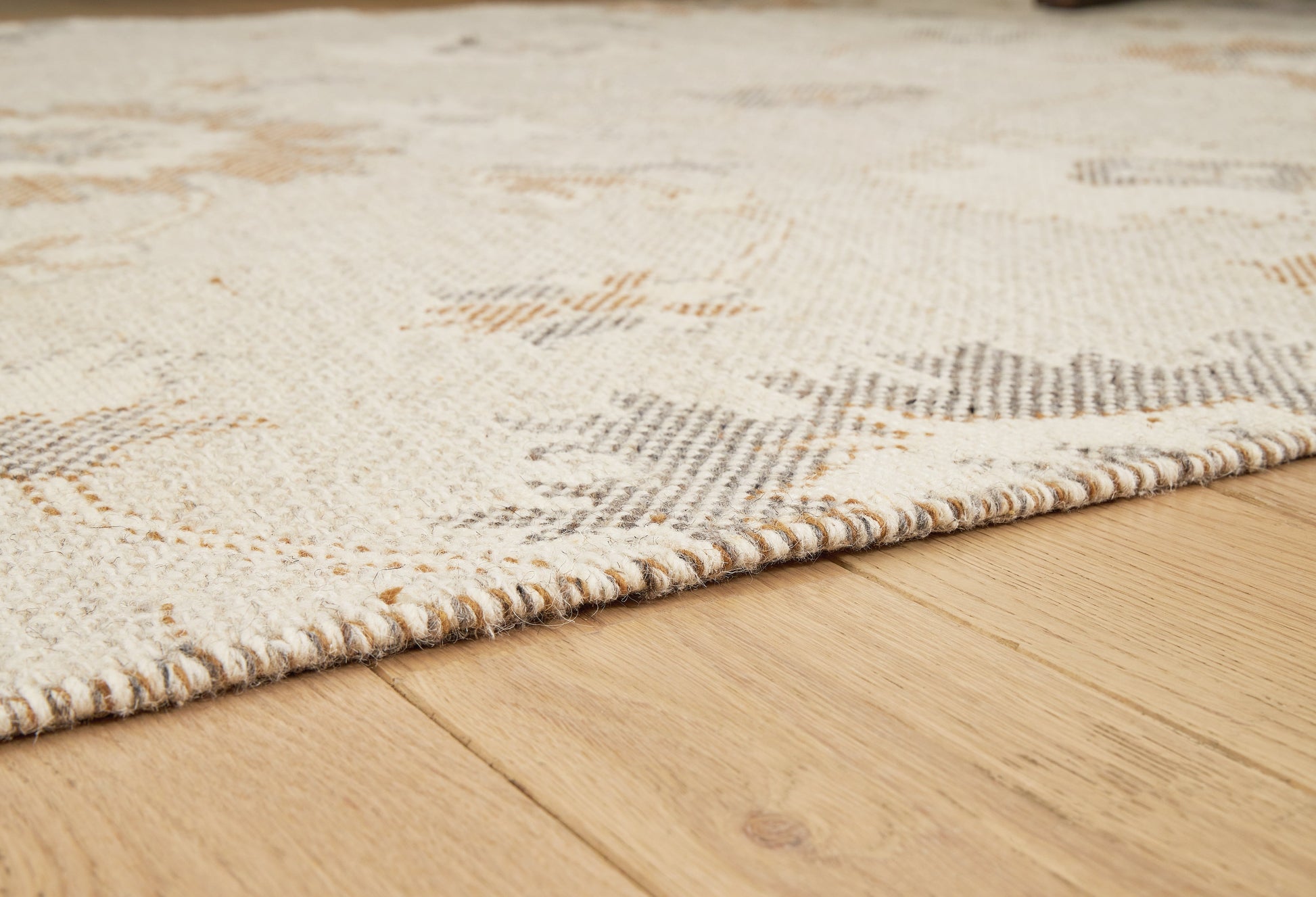 Calkin Linen/Gray/Caramel 5' x 7' Rug - R406392 - Luna Furniture - Dallas Store