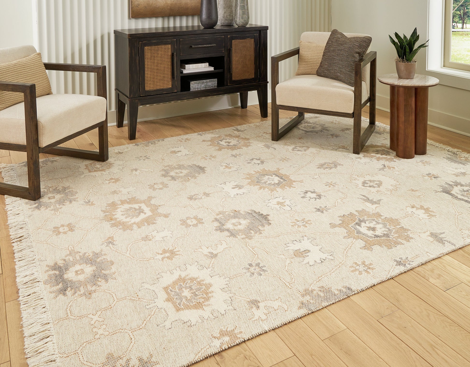 Calkin Linen/Gray/Caramel 8' x 10' Rug - R406391 - Luna Furniture - Dallas Store