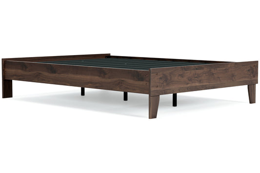 Calverson Mocha Full Platform Bed - EB3660-112 - Luna Furniture - Dallas Store