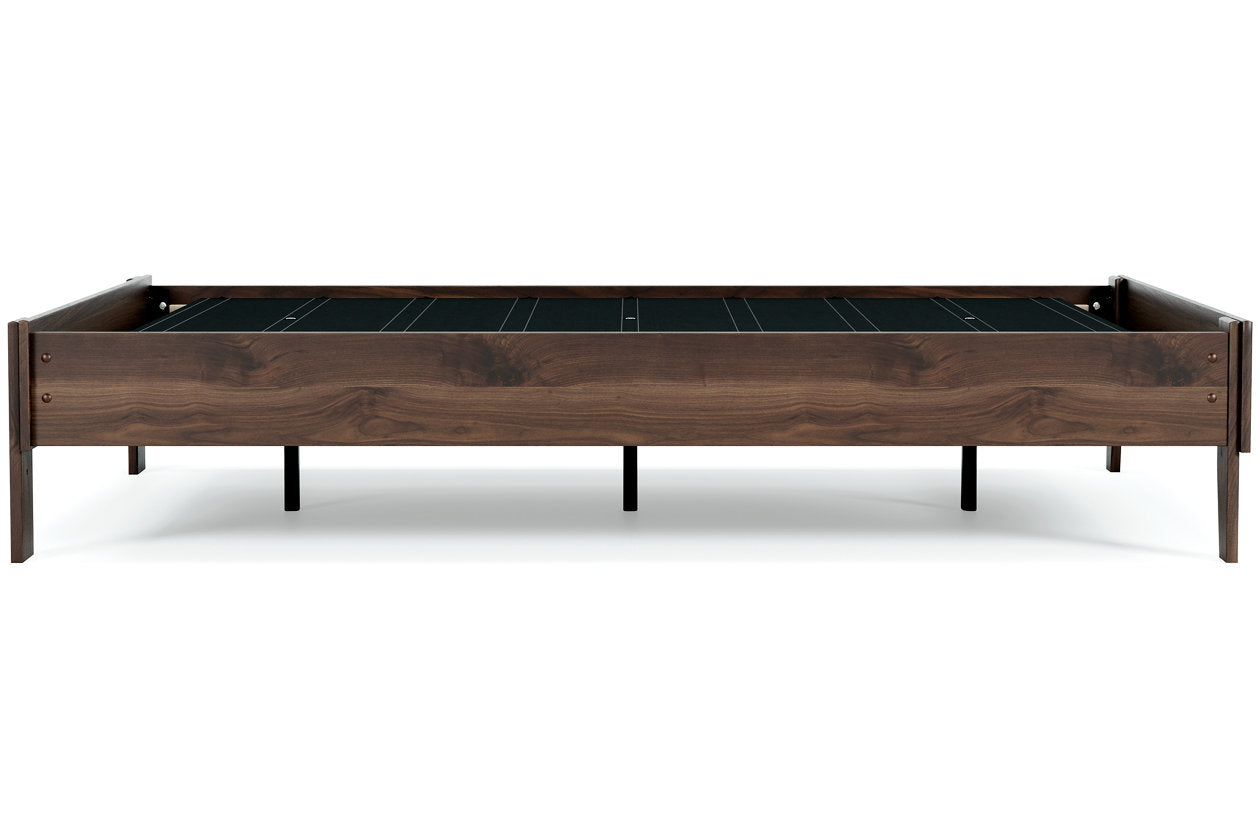 Calverson Mocha Full Platform Bed - EB3660-112 - Luna Furniture - Dallas Store