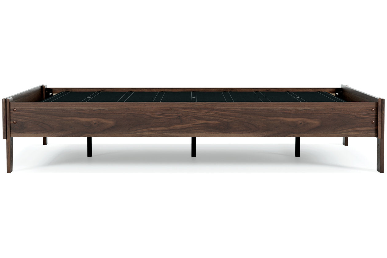 Calverson Mocha Full Platform Bed - EB3660-112 - Luna Furniture - Dallas Store