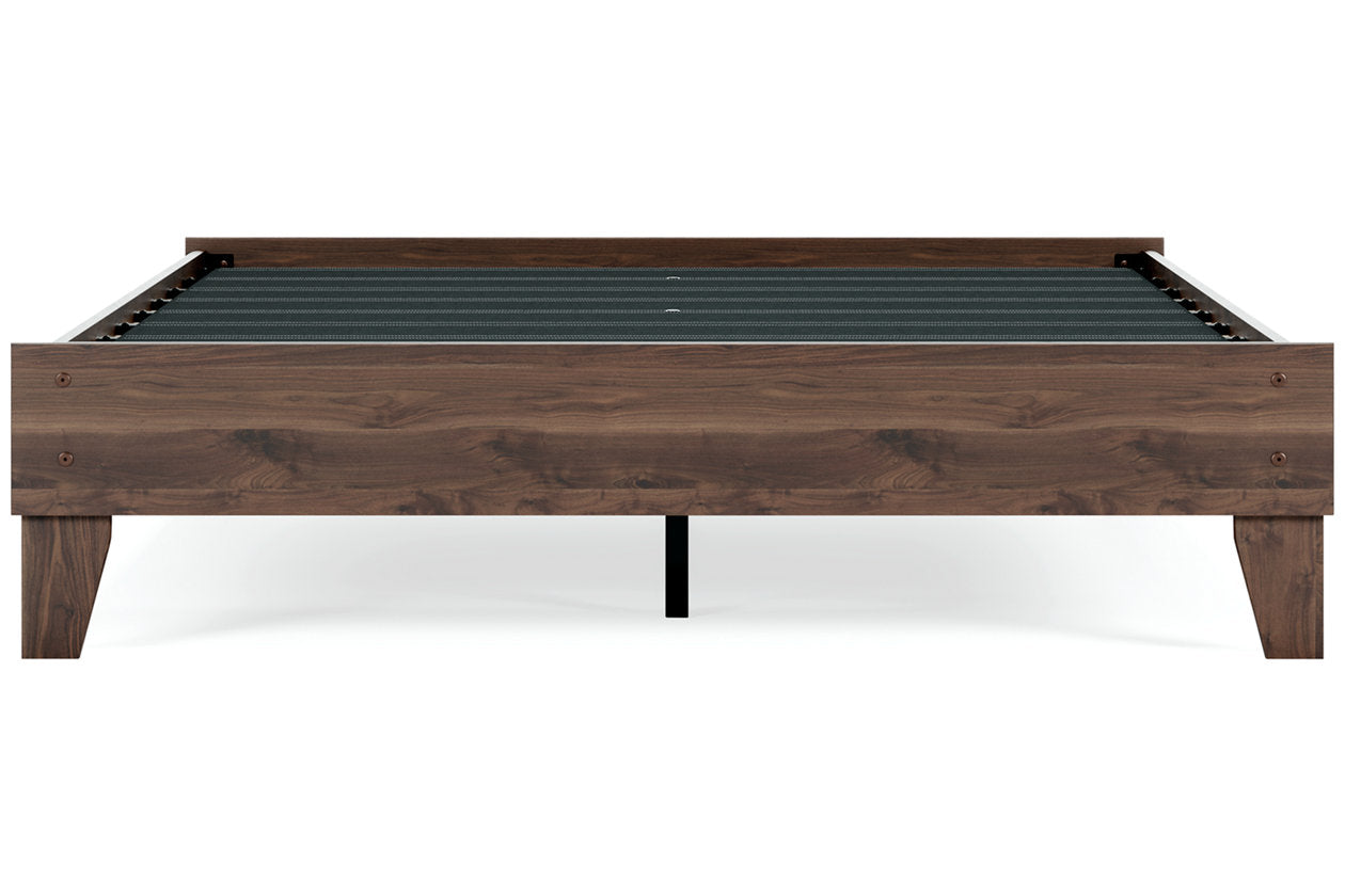 Calverson Mocha Queen Platform Bed - EB3660-113 - Luna Furniture - Dallas Store