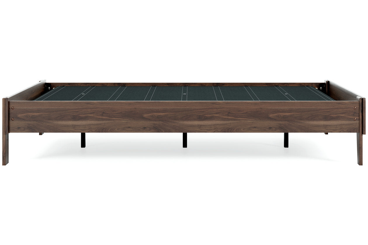 Calverson Mocha Queen Platform Bed - EB3660-113 - Luna Furniture - Dallas Store