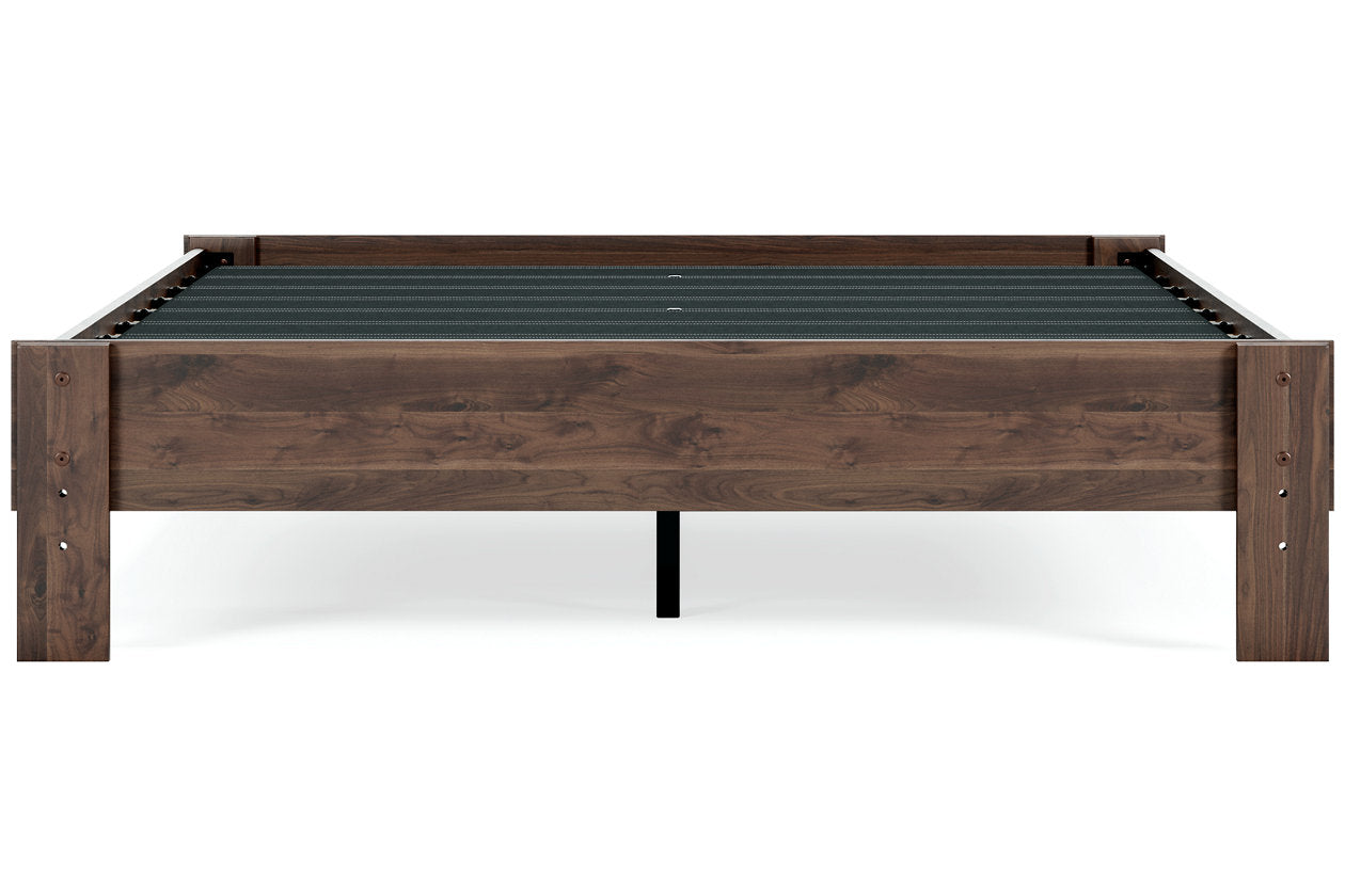 Calverson Mocha Queen Platform Bed - EB3660-113 - Luna Furniture - Dallas Store
