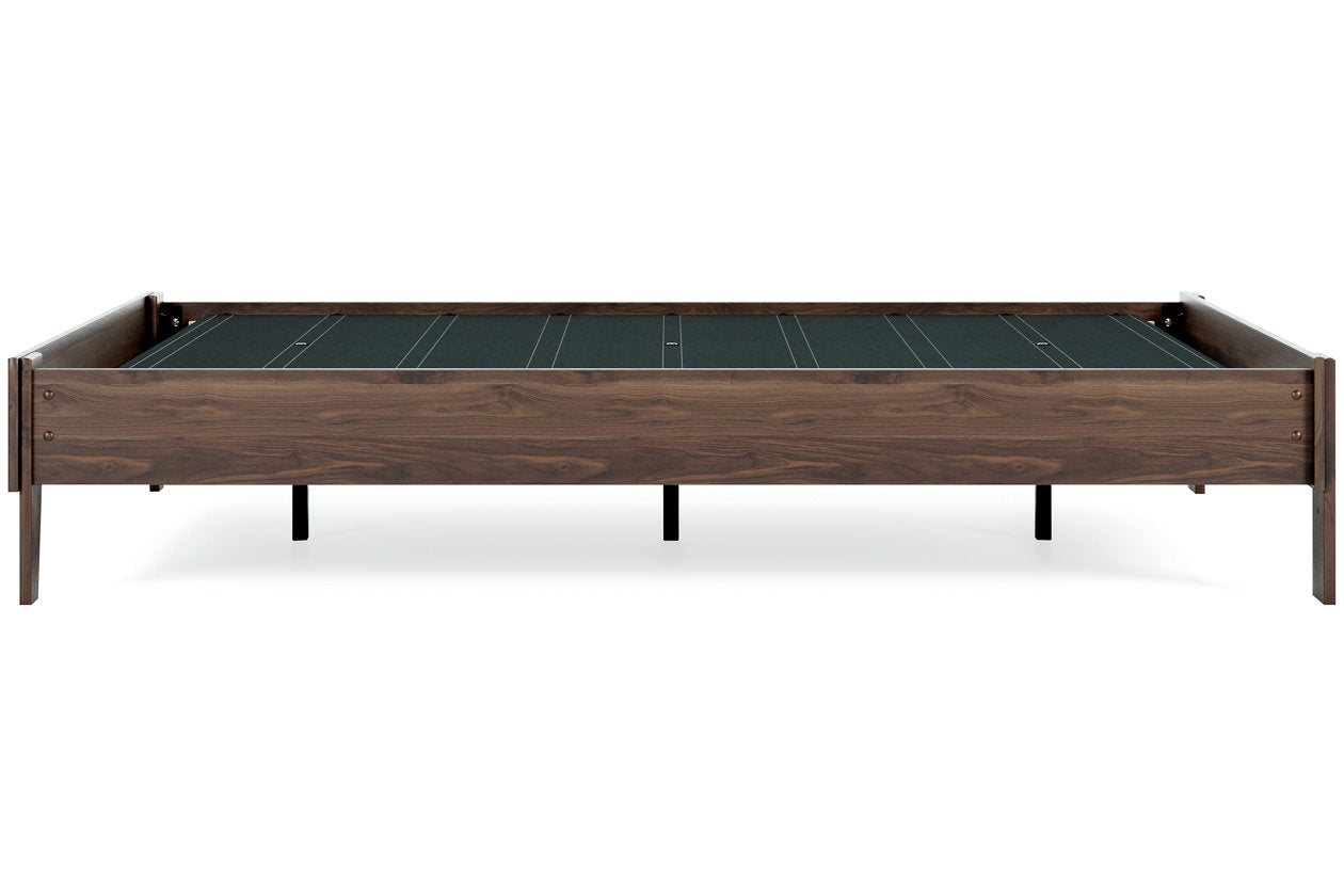Calverson Mocha Queen Platform Bed - EB3660-113 - Luna Furniture - Dallas Store