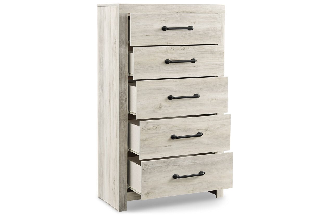 Cambeck Whitewash Chest of Drawers - B192-46 - Luna Furniture - Dallas Store