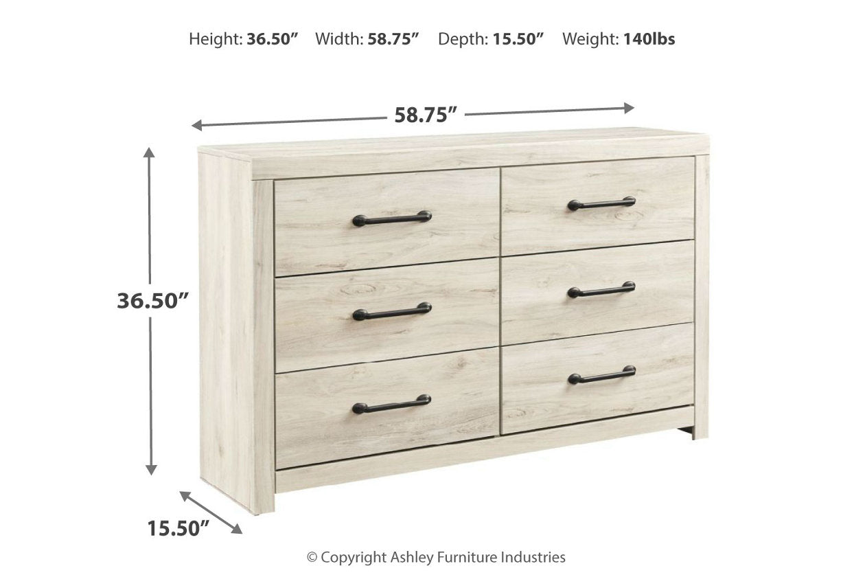 Cambeck Whitewash Dresser - B192-31 - Luna Furniture - Dallas Store
