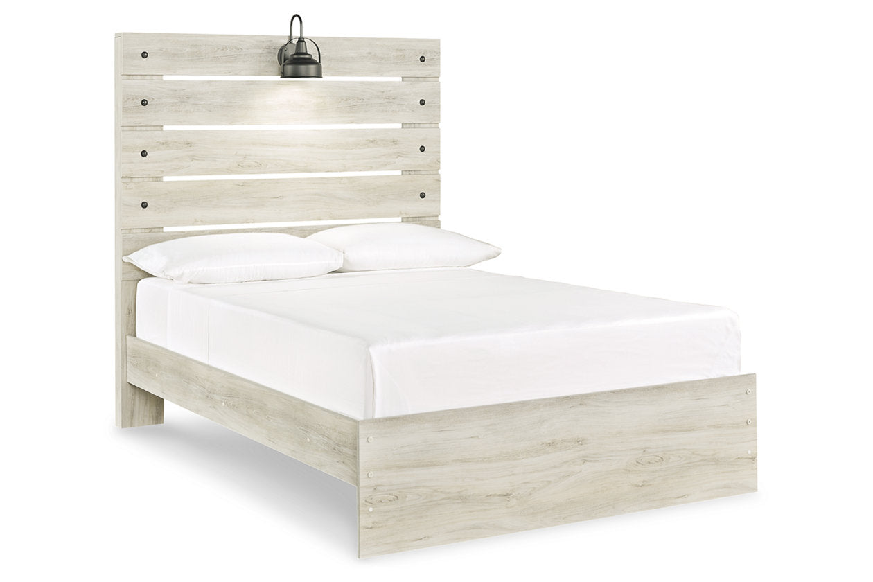 Cambeck Whitewash Full Panel Bed - SET | B192-84 | B192-86 | B192-87 - Luna Furniture - Dallas Store
