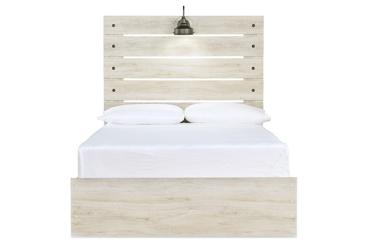 Cambeck Whitewash Full Panel Bed - SET | B192-84 | B192-86 | B192-87 - Luna Furniture - Dallas Store