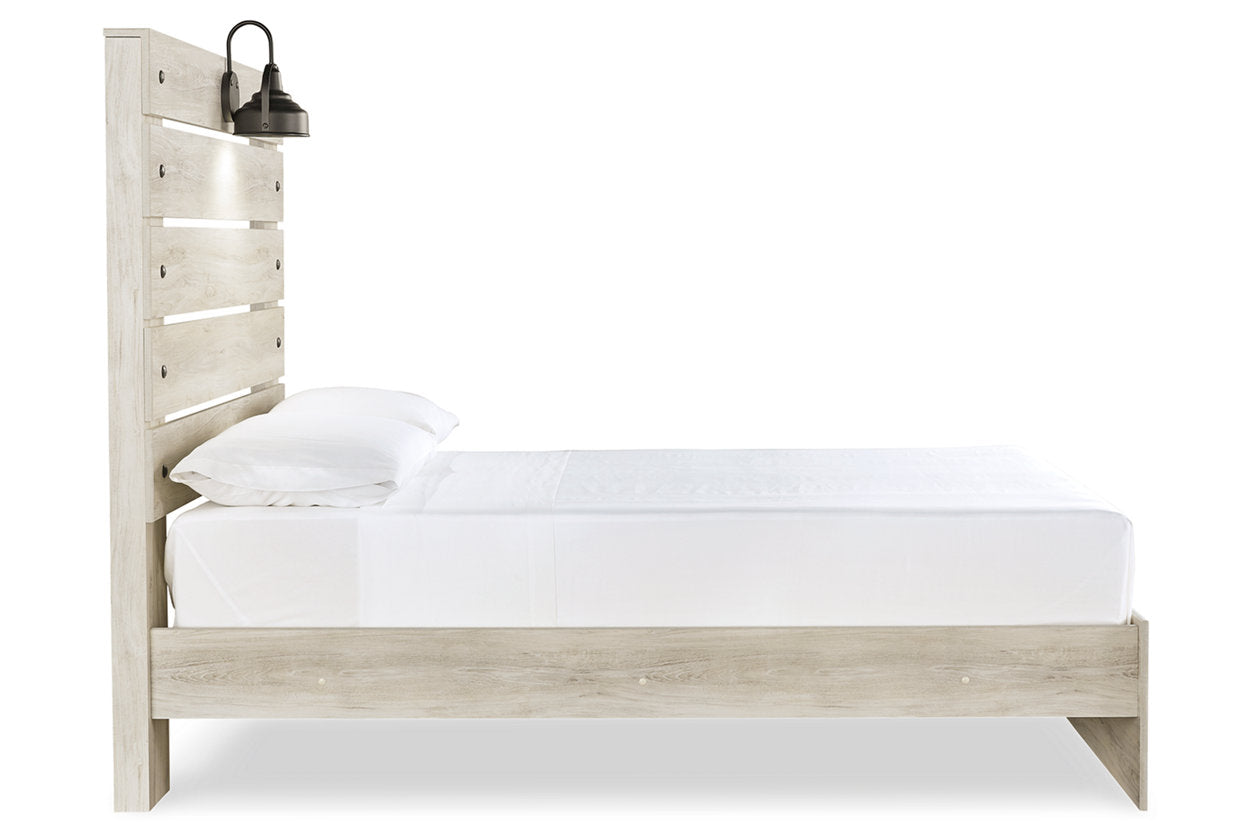 Cambeck Whitewash Full Panel Bed - SET | B192-84 | B192-86 | B192-87 - Luna Furniture - Dallas Store