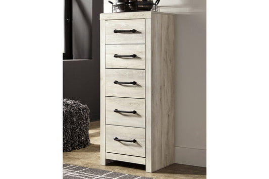 Cambeck Whitewash Narrow Chest of Drawers - B192-11 - Luna Furniture - Dallas Store