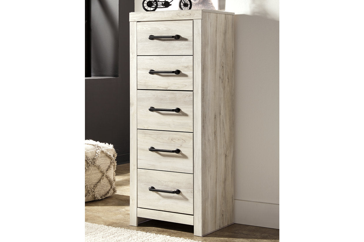 Cambeck Whitewash Narrow Chest of Drawers - B192-11 - Luna Furniture - Dallas Store