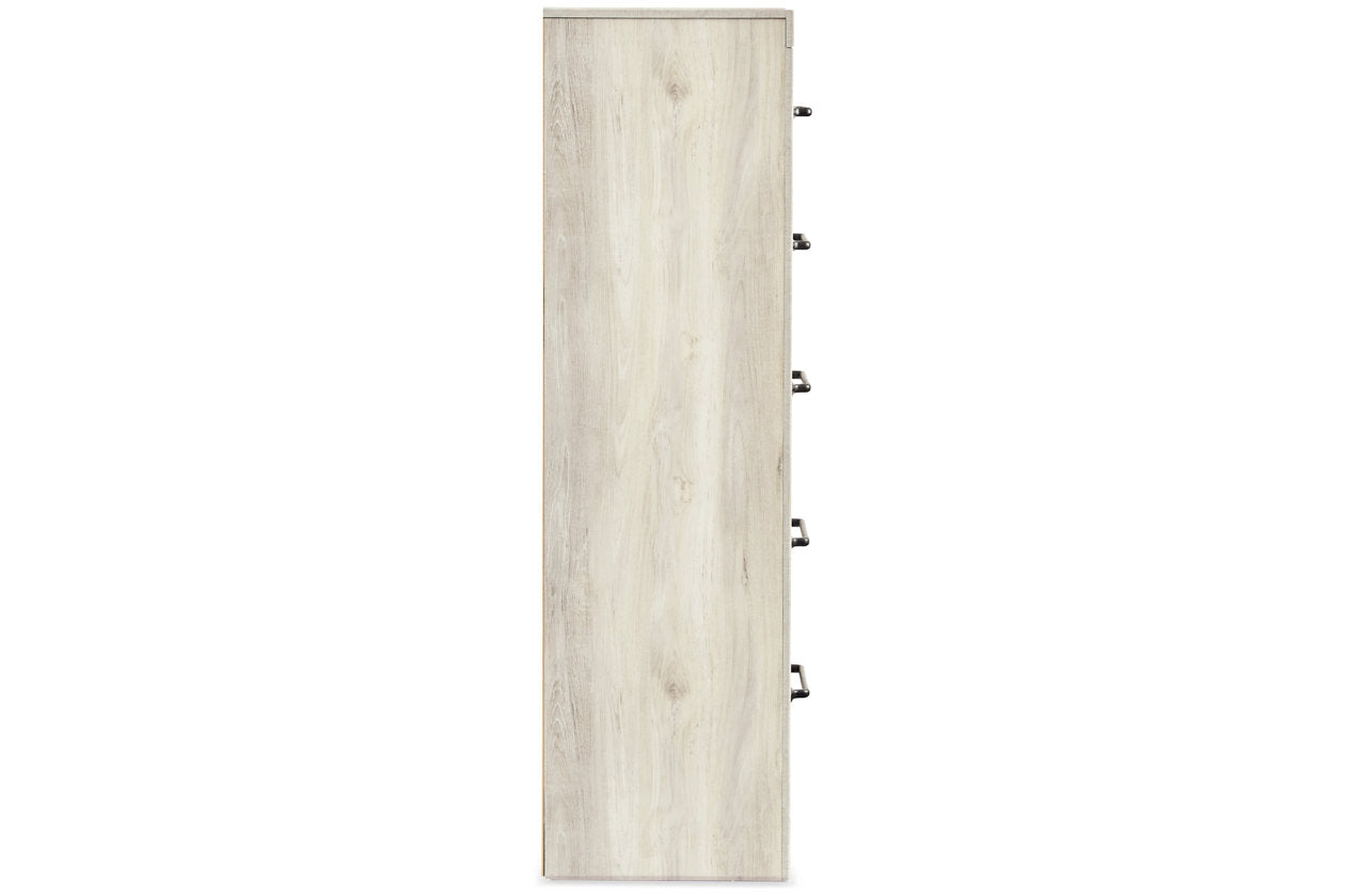 Cambeck Whitewash Narrow Chest of Drawers - B192-11 - Luna Furniture - Dallas Store