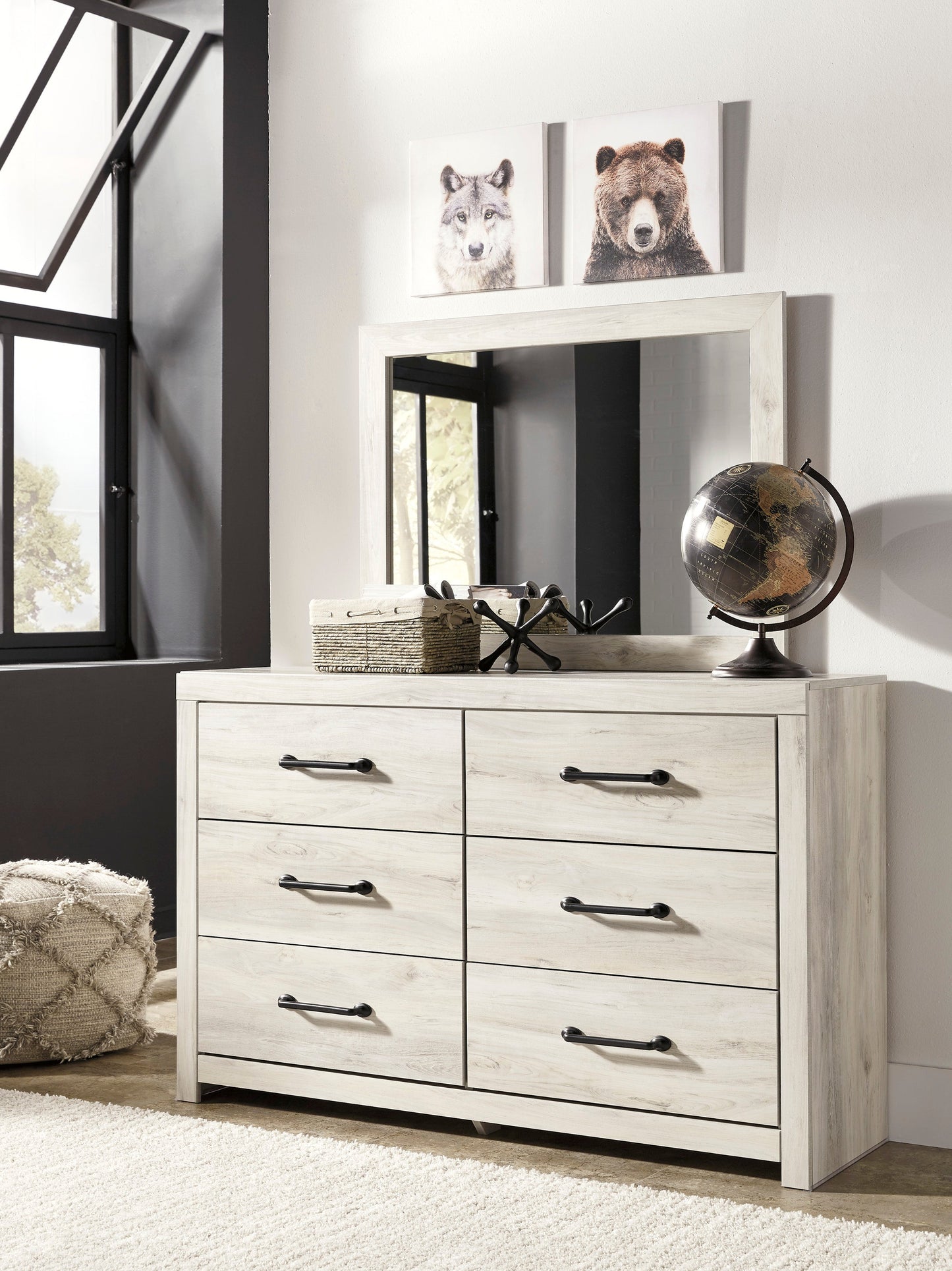 Cambeck Whitewash Panel Youth Bedroom Set - SET | B192-52 | B192-53 | B192-83 | B192-92 | B192-46 - Luna Furniture - Dallas Store