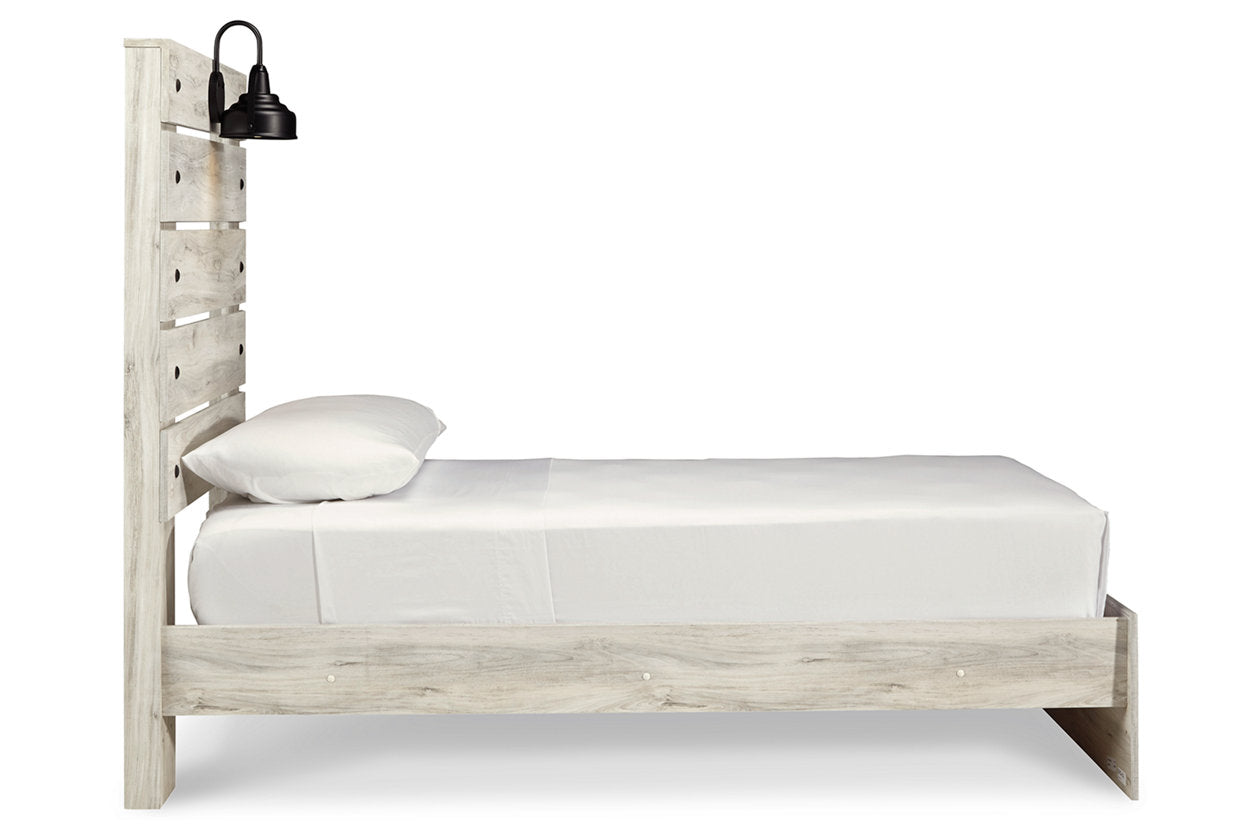 Cambeck Whitewash Twin Panel Bed - SET | B192-52 | B192-53 | B192-83 - Luna Furniture - Dallas Store