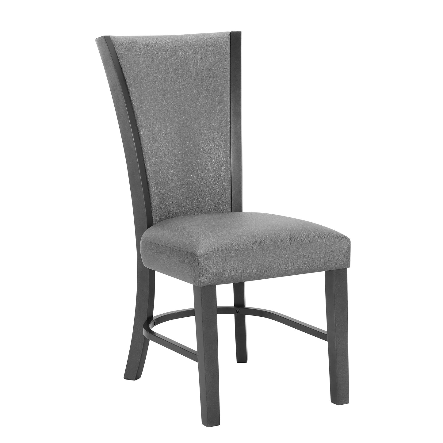 Camelia Gray/Gray Dining Chair, Set of 2 - 1216S - Luna Furniture - Dallas Store