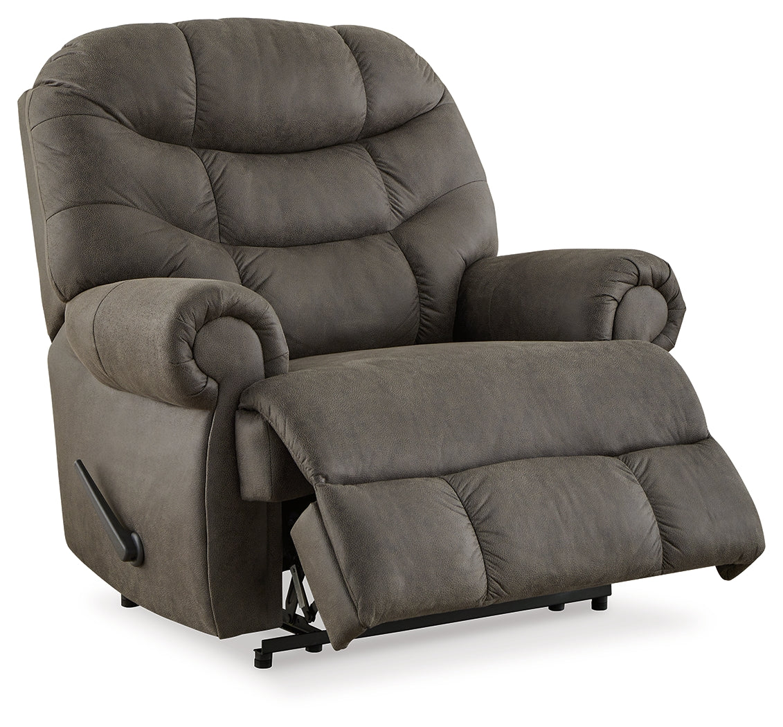 Camera Time Gunmetal Recliner - 6570729 - Luna Furniture - Dallas Store