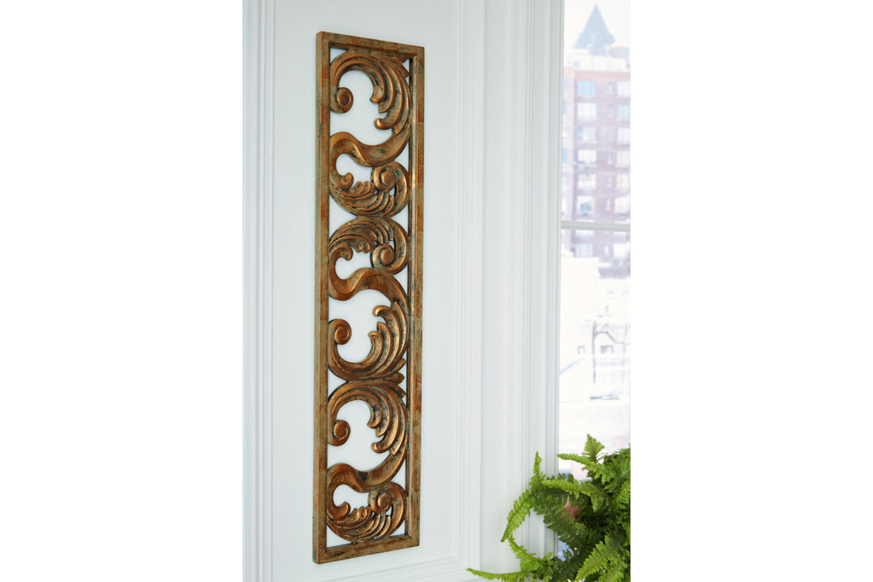Candelario Natural Wall Decor - A8010286 - Luna Furniture - Dallas Store