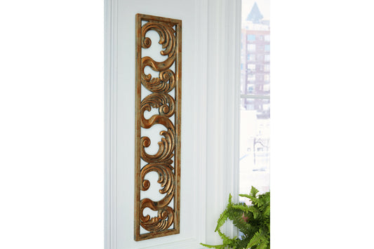 Candelario Natural Wall Decor - A8010286 - Luna Furniture - Dallas Store