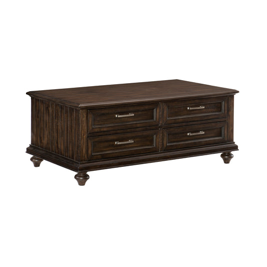Cardano Driftwood Charcoal Cocktail Table - 1689-30 - Luna Furniture - Dallas Store