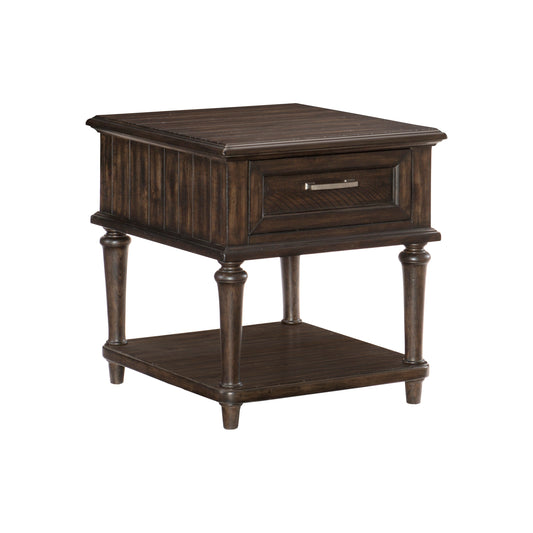 Cardano Driftwood Charcoal End Table - 1689-04 - Luna Furniture - Dallas Store