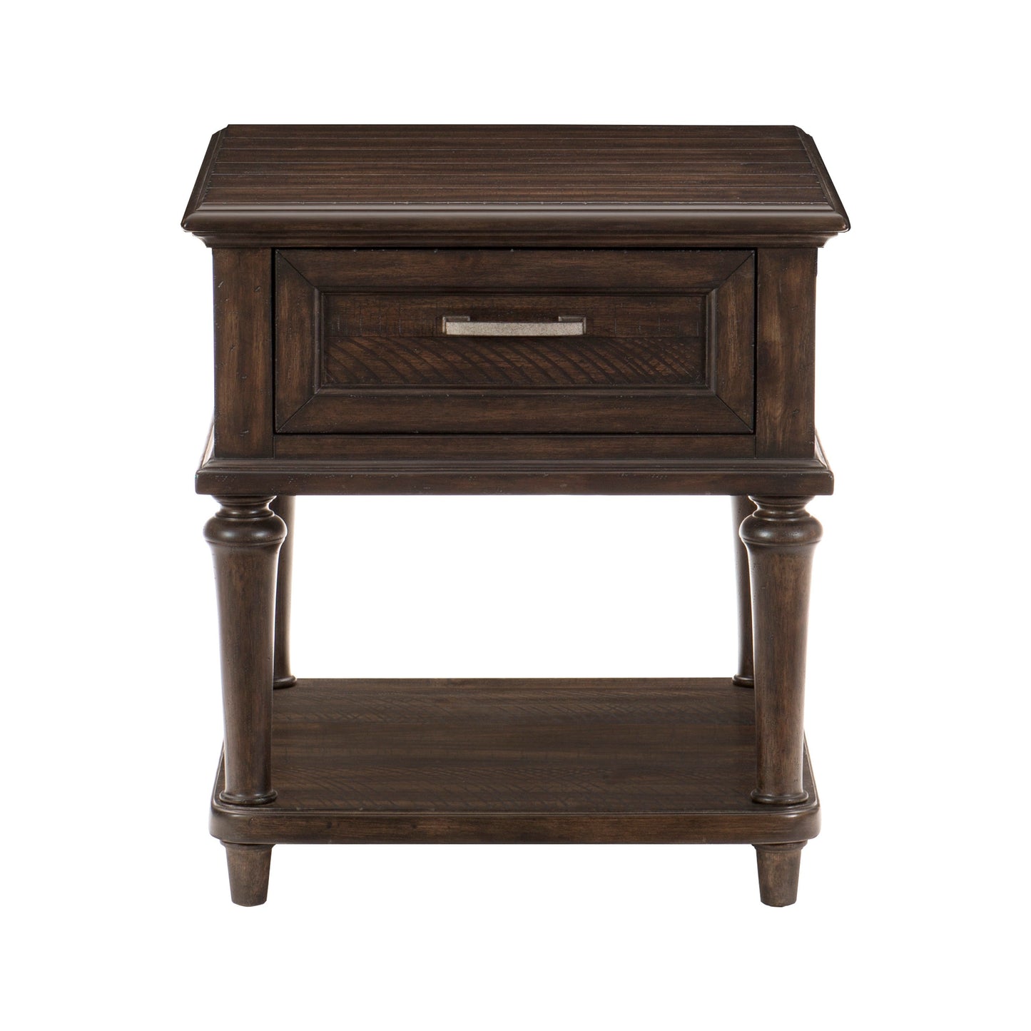 Cardano Driftwood Charcoal End Table - 1689-04 - Luna Furniture - Dallas Store