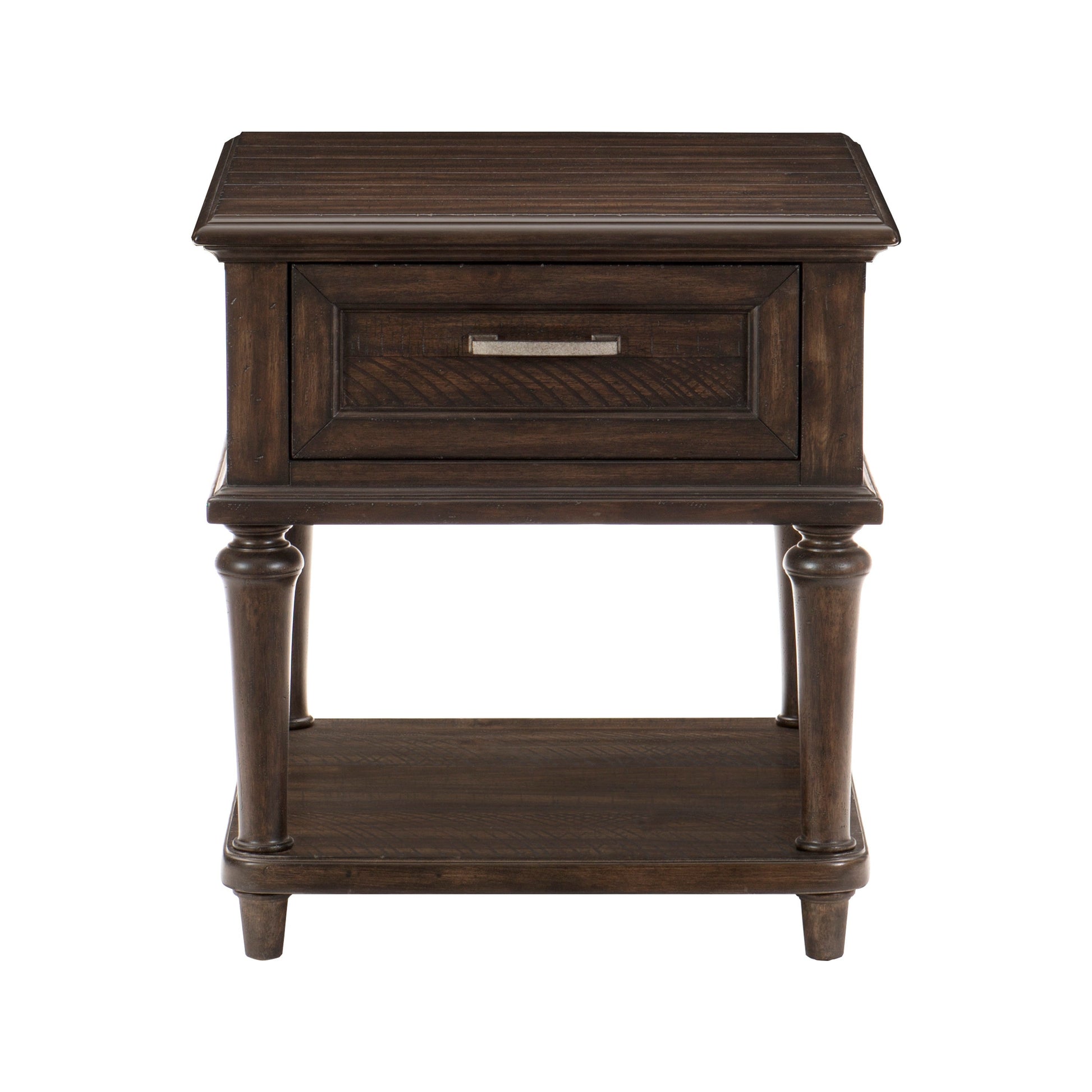 Cardano Driftwood Charcoal End Table - 1689-04 - Luna Furniture - Dallas Store