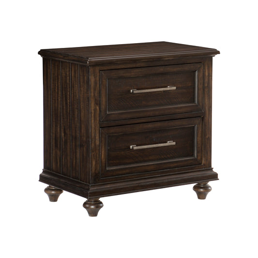 Cardano Driftwood Charcoal Nightstand - 1689-4 - Luna Furniture - Dallas Store