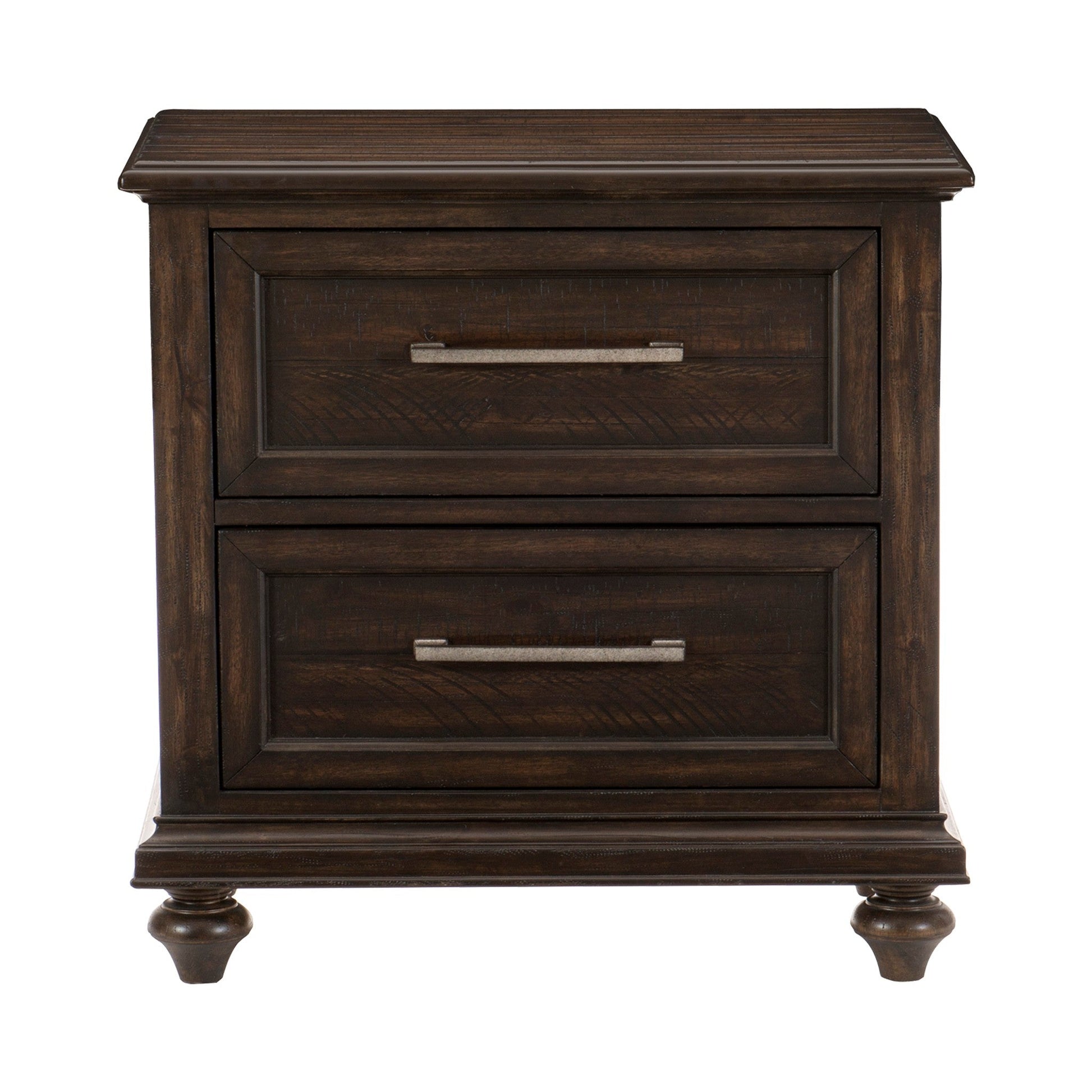 Cardano Driftwood Charcoal Nightstand - 1689-4 - Luna Furniture - Dallas Store