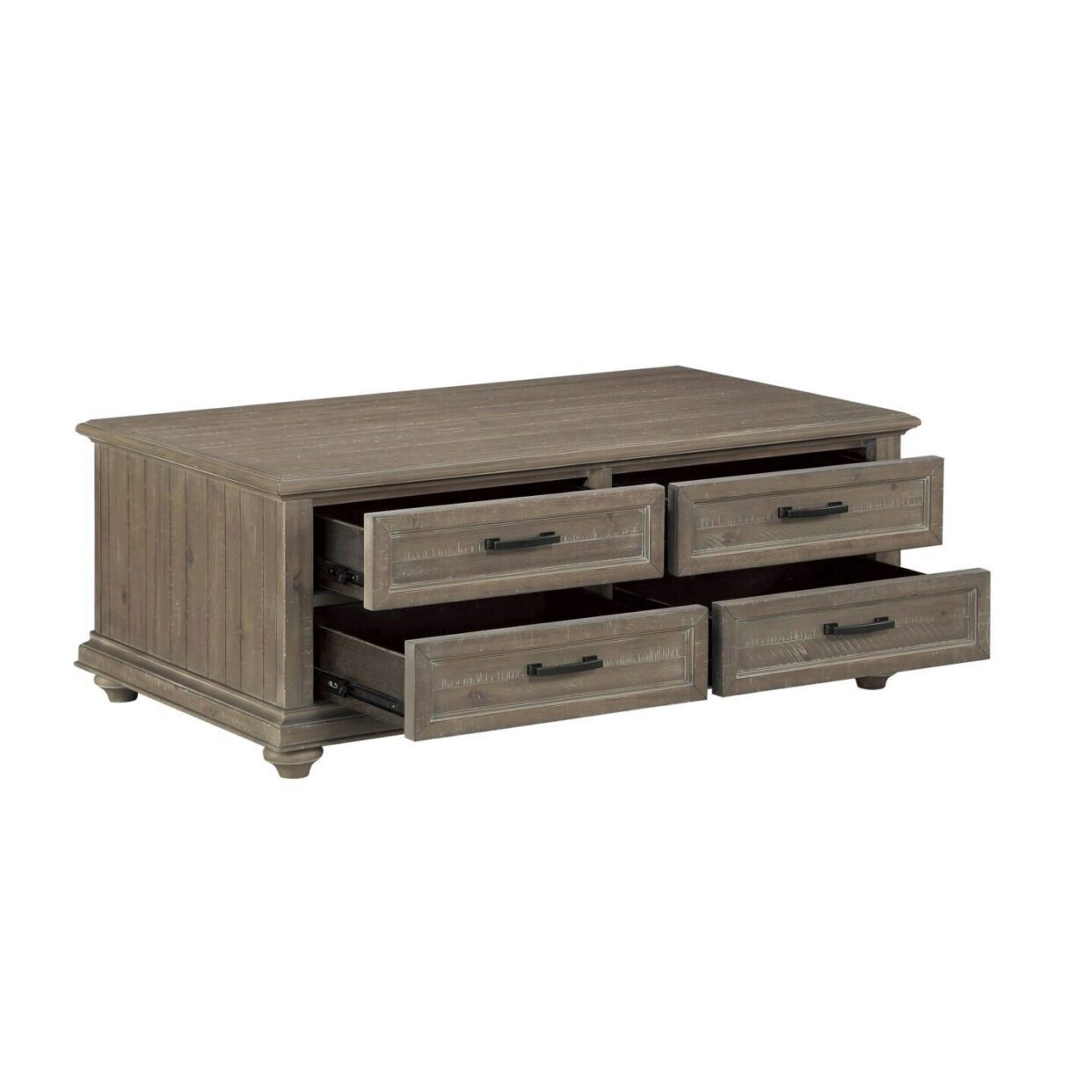 Cardano Driftwood Light Brown Wood Cocktail Table - 1689BR-30 - Luna Furniture - Dallas Store