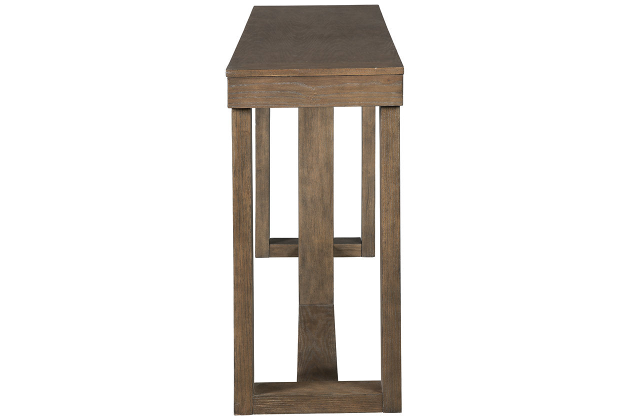 Cariton Gray Sofa/Console Table - T471-4 - Luna Furniture - Dallas Store