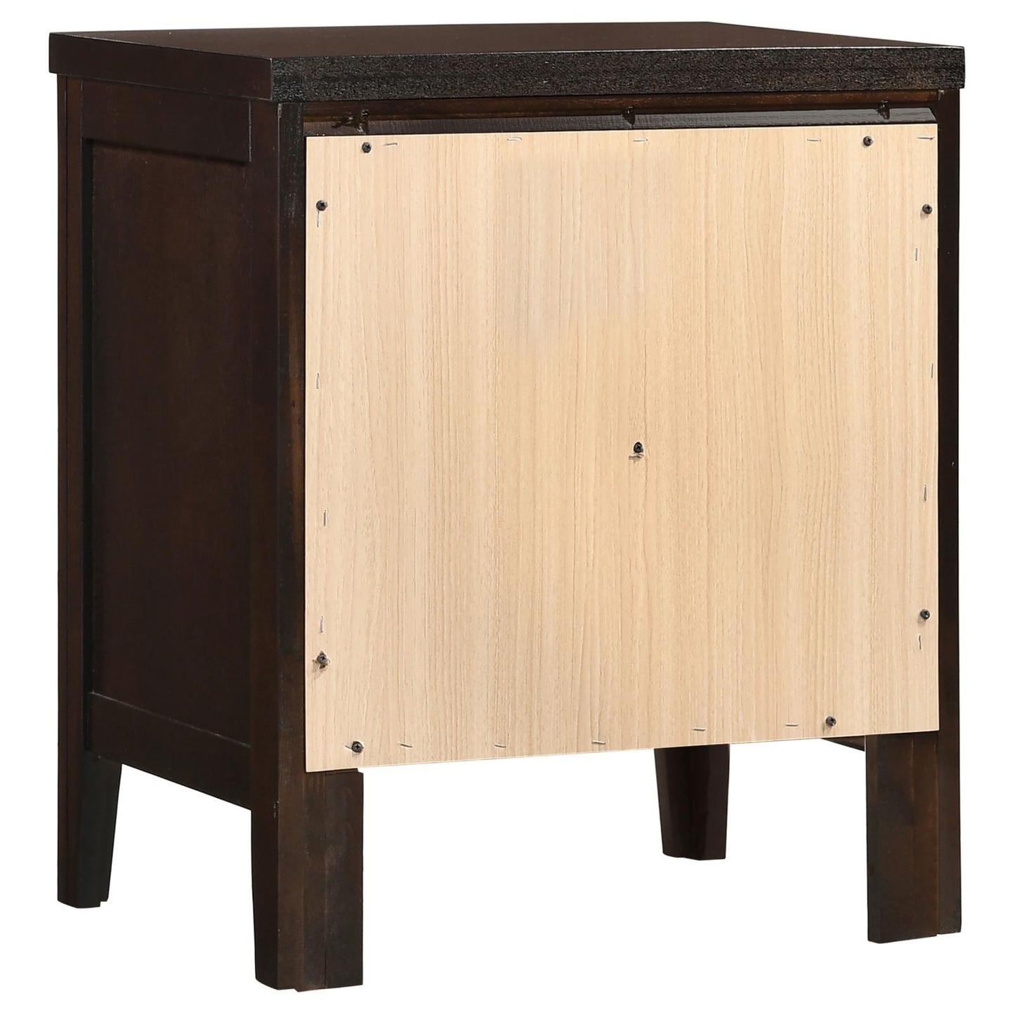 Carlton 2-Drawer Rectangular Nightstand Cappuccino - 202092 - Luna Furniture - Dallas Store