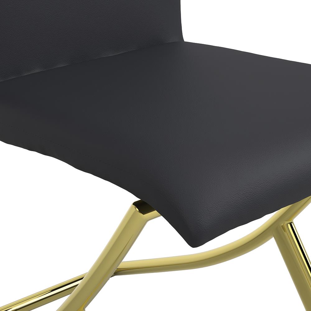 Carmelia Black Upholstered Side Chairs, Set of 4 - 105172 - Luna Furniture - Dallas Store