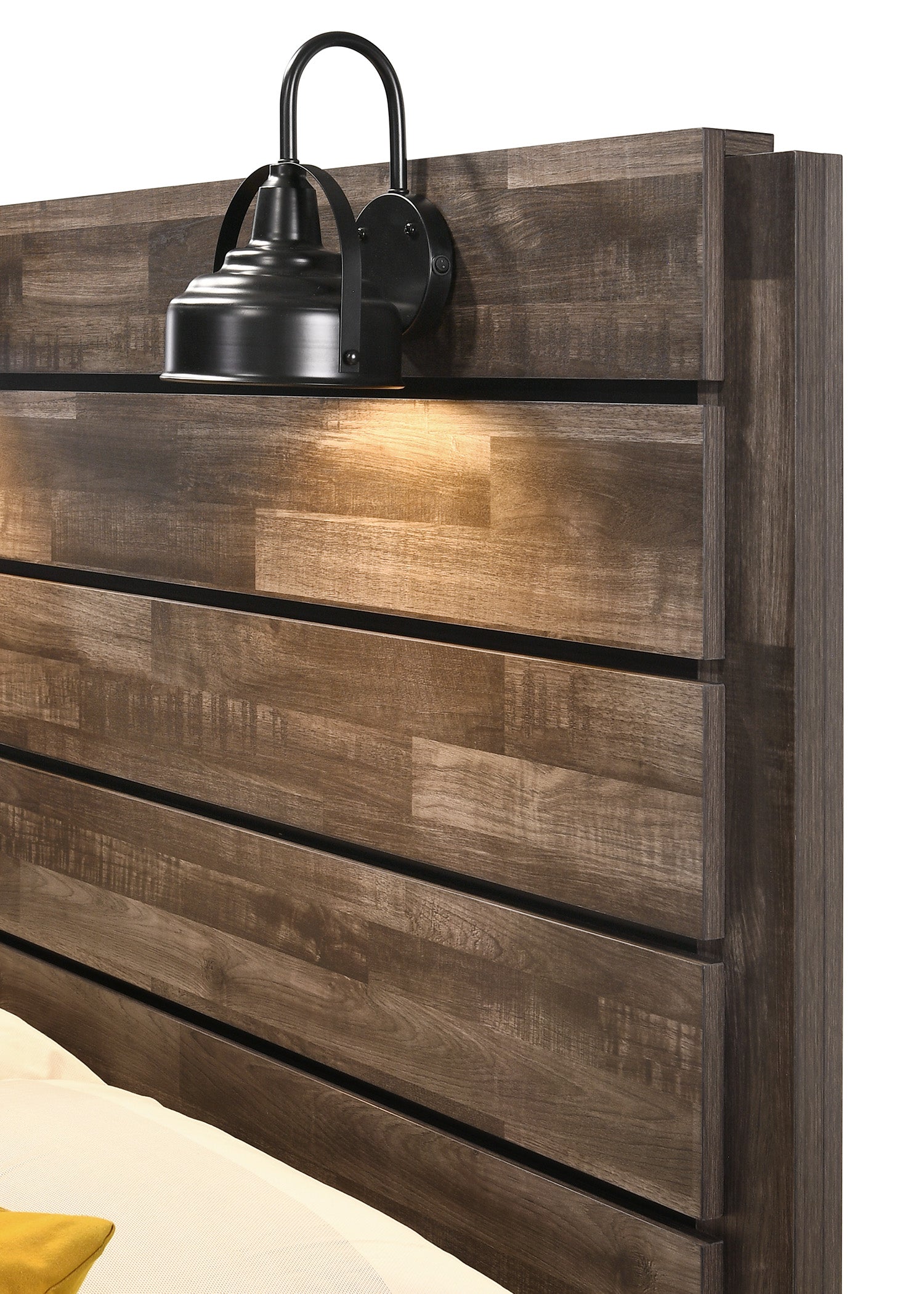 Carter Brown King Platform Bed - B6800-K-BED - Luna Furniture - Dallas Store