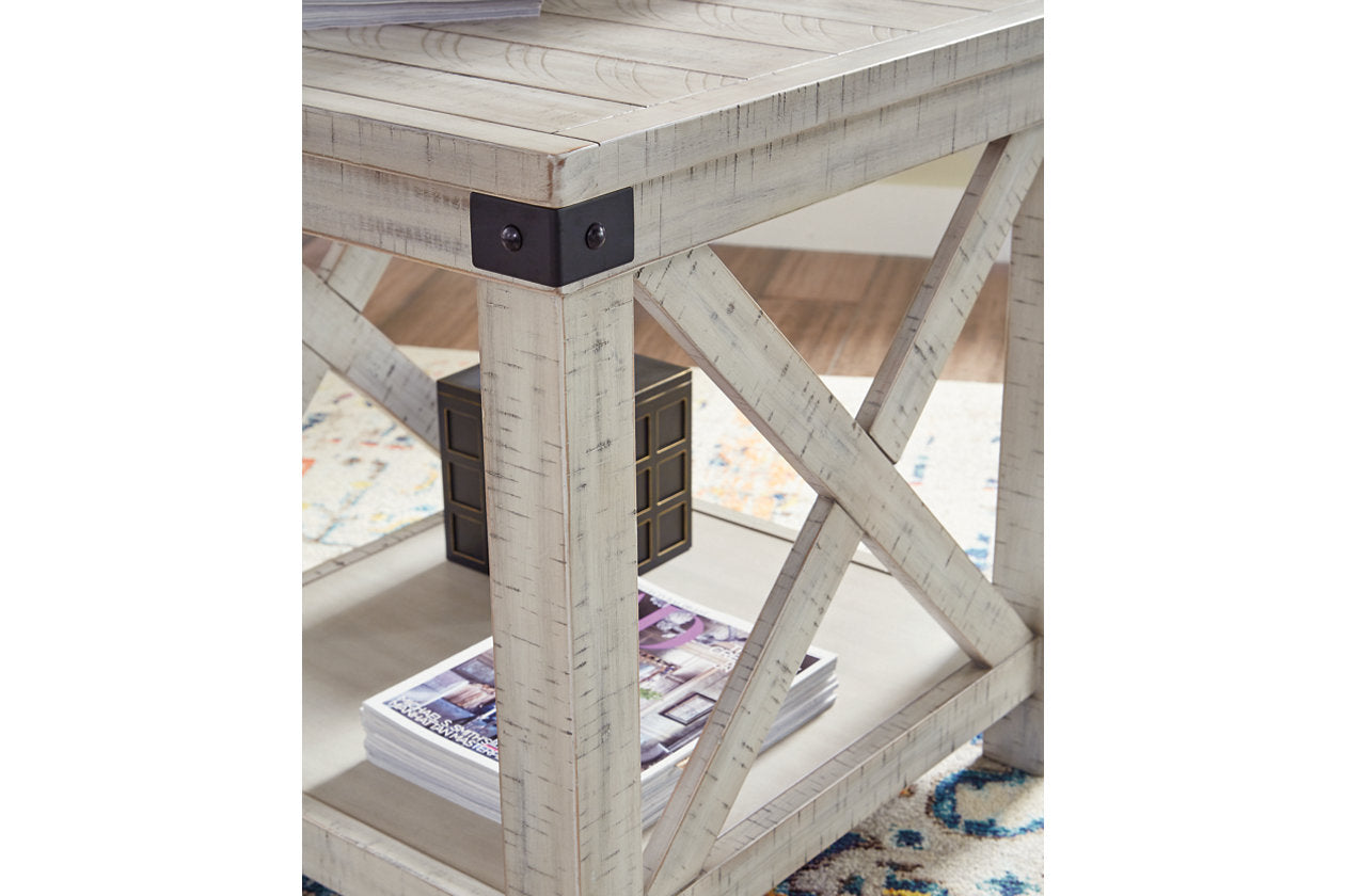 Carynhurst Whitewash End Table - T929-3 - Luna Furniture - Dallas Store