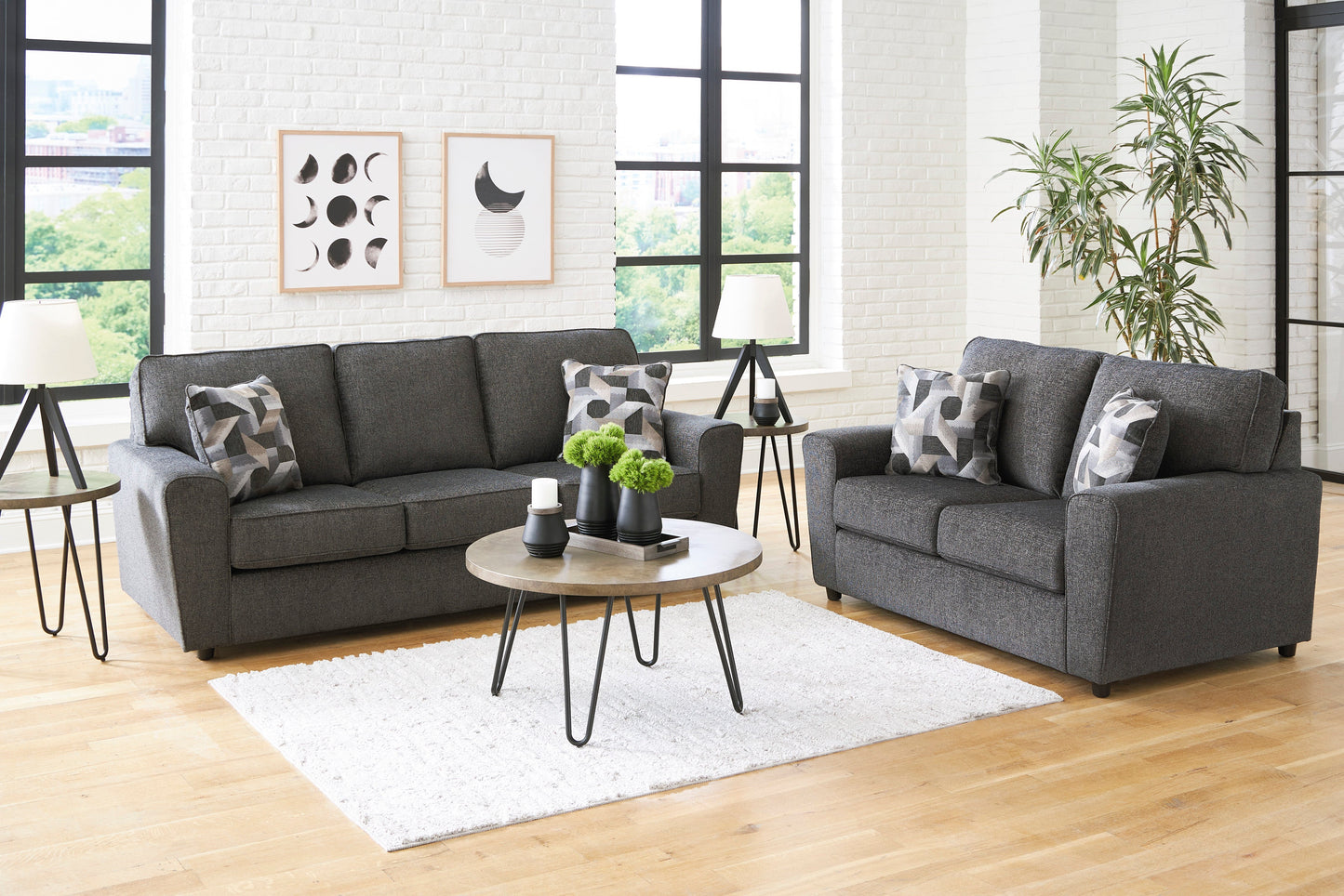 Cascilla Slate Living Room Set - SET | 2680438 | 2680435 | 2680420 - Luna Furniture - Dallas Store
