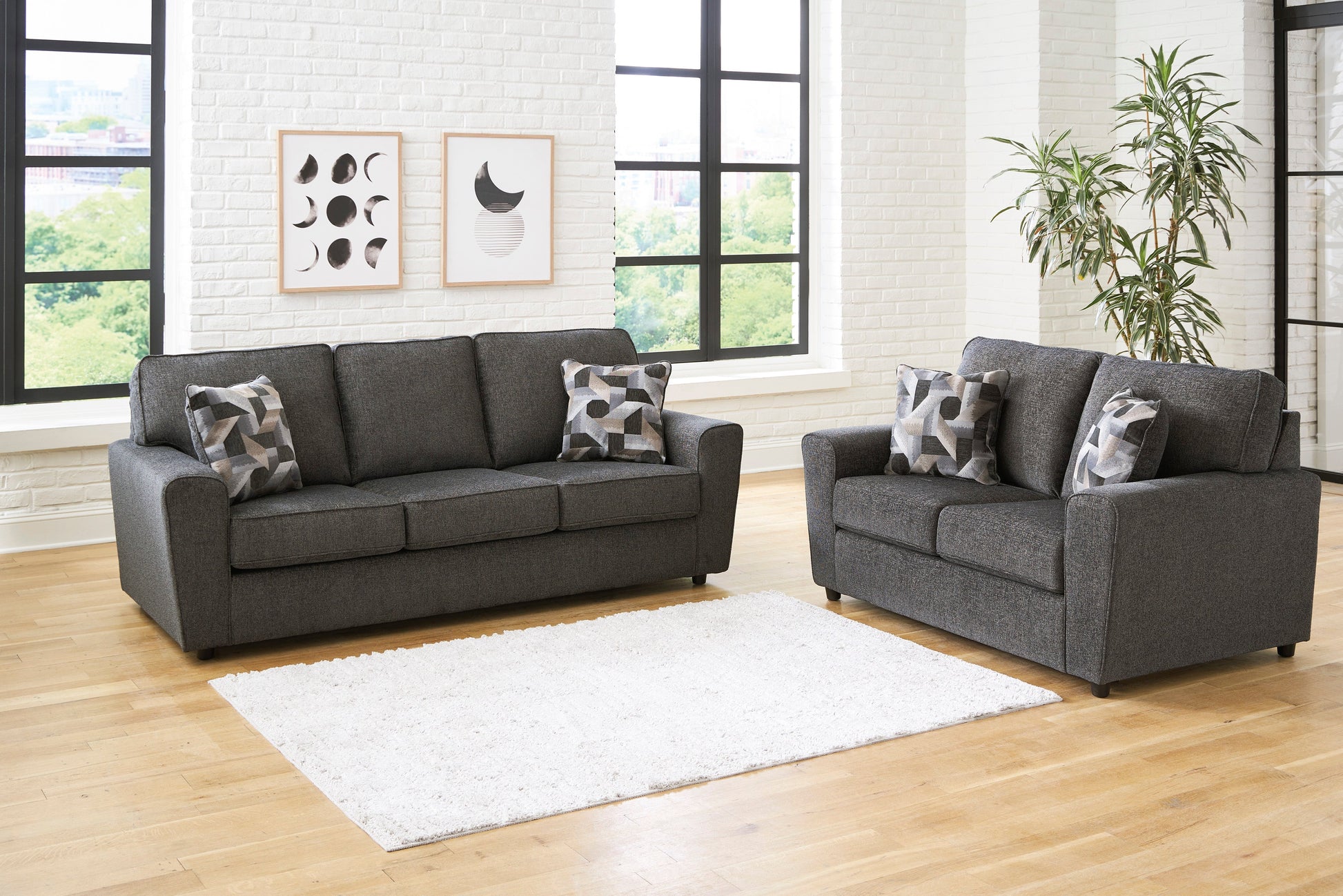 Cascilla Slate Living Room Set - SET | 2680438 | 2680435 | 2680420 - Luna Furniture - Dallas Store