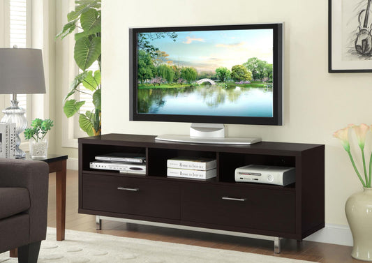 Casey 2-Drawer Rectangular TV Console Cappuccino - 701973 - Luna Furniture - Dallas Store