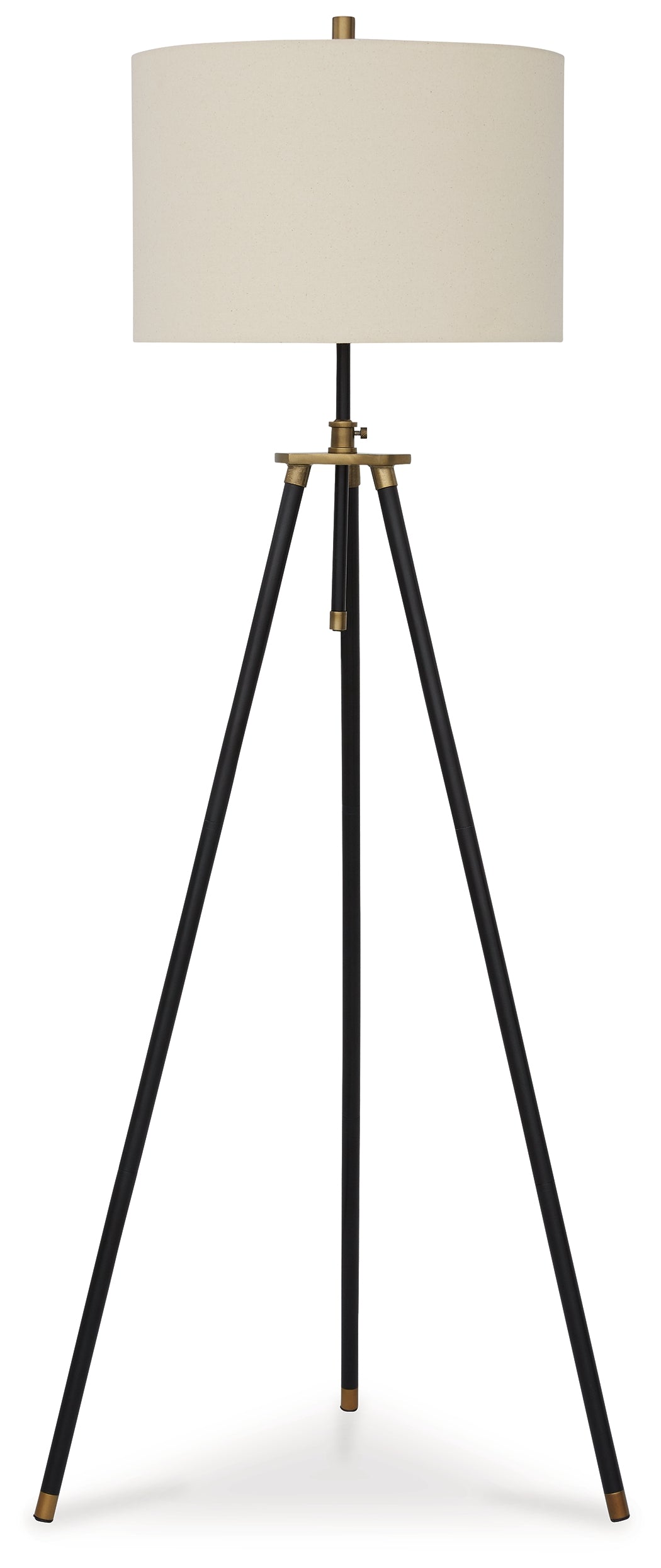 Cashner Black/Gold Finish Floor Lamp - L206101 - Luna Furniture - Dallas Store