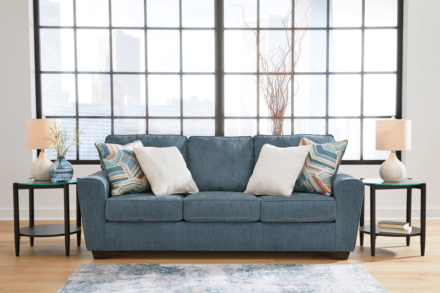 Cashton Blue Living Room Set - SET | 4060538 | 4060535 - Luna Furniture - Dallas Store