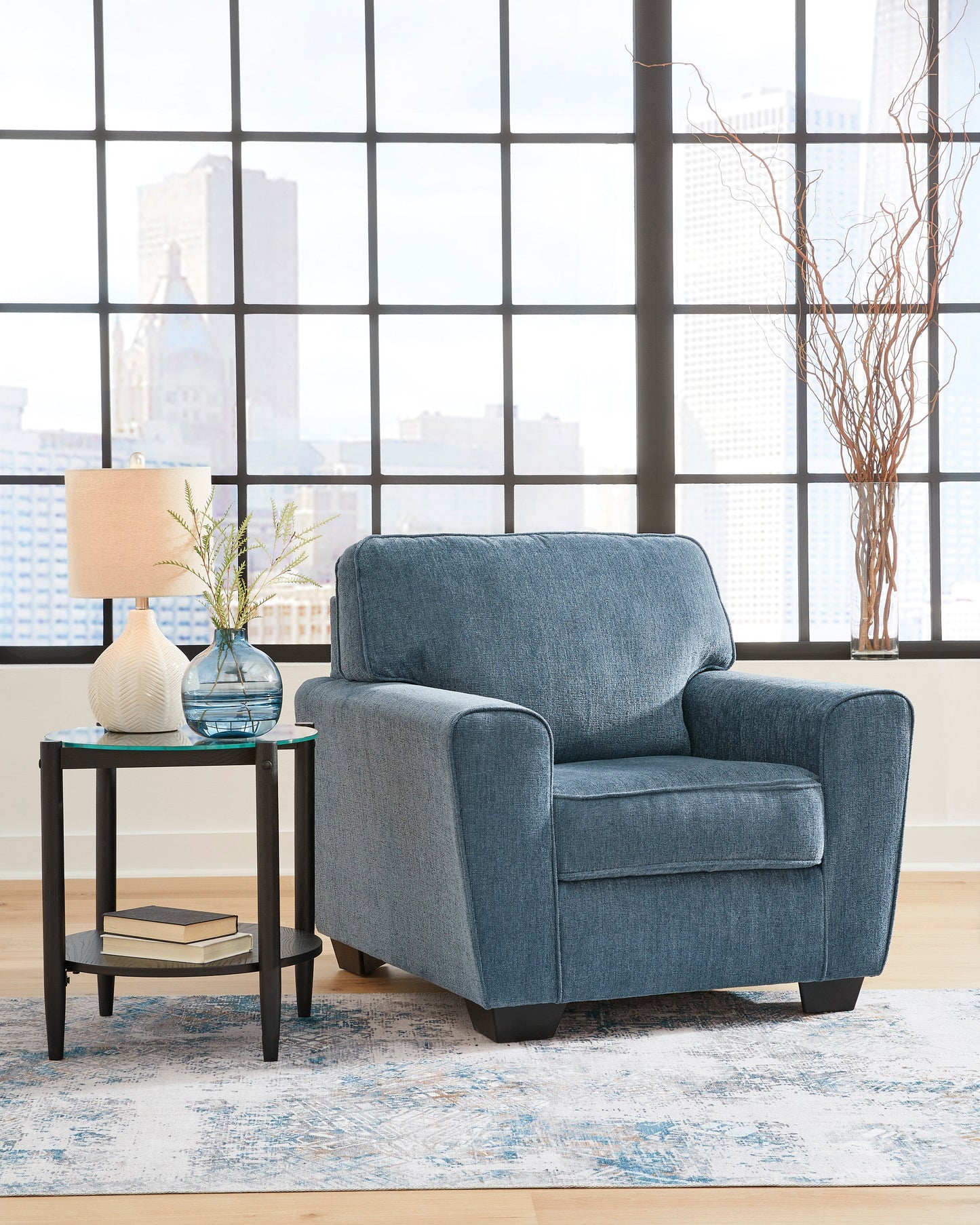 Cashton Blue Living Room Set - SET | 4060538 | 4060535 - Luna Furniture - Dallas Store