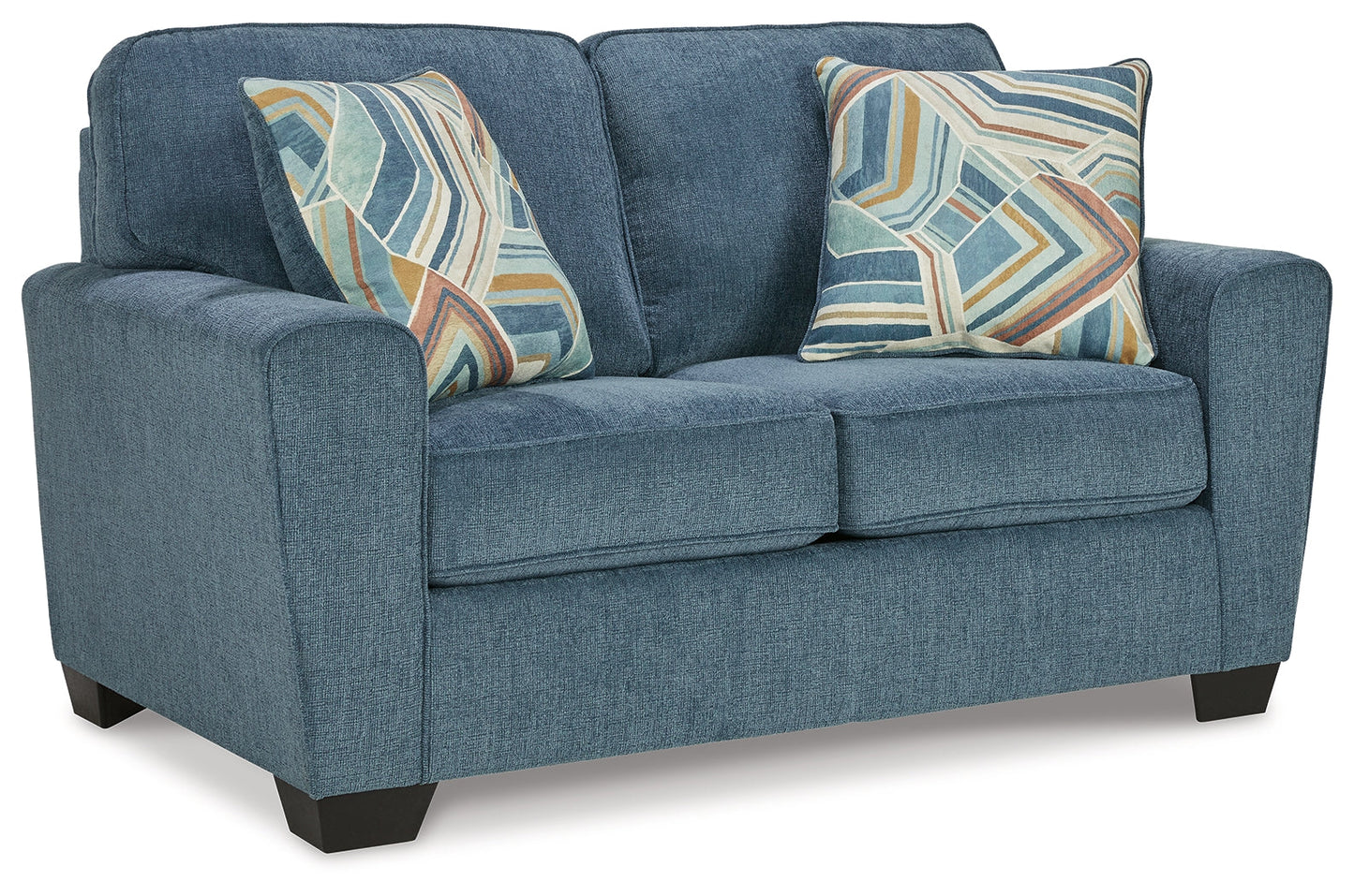 Cashton Blue Loveseat - 4060535 - Luna Furniture - Dallas Store