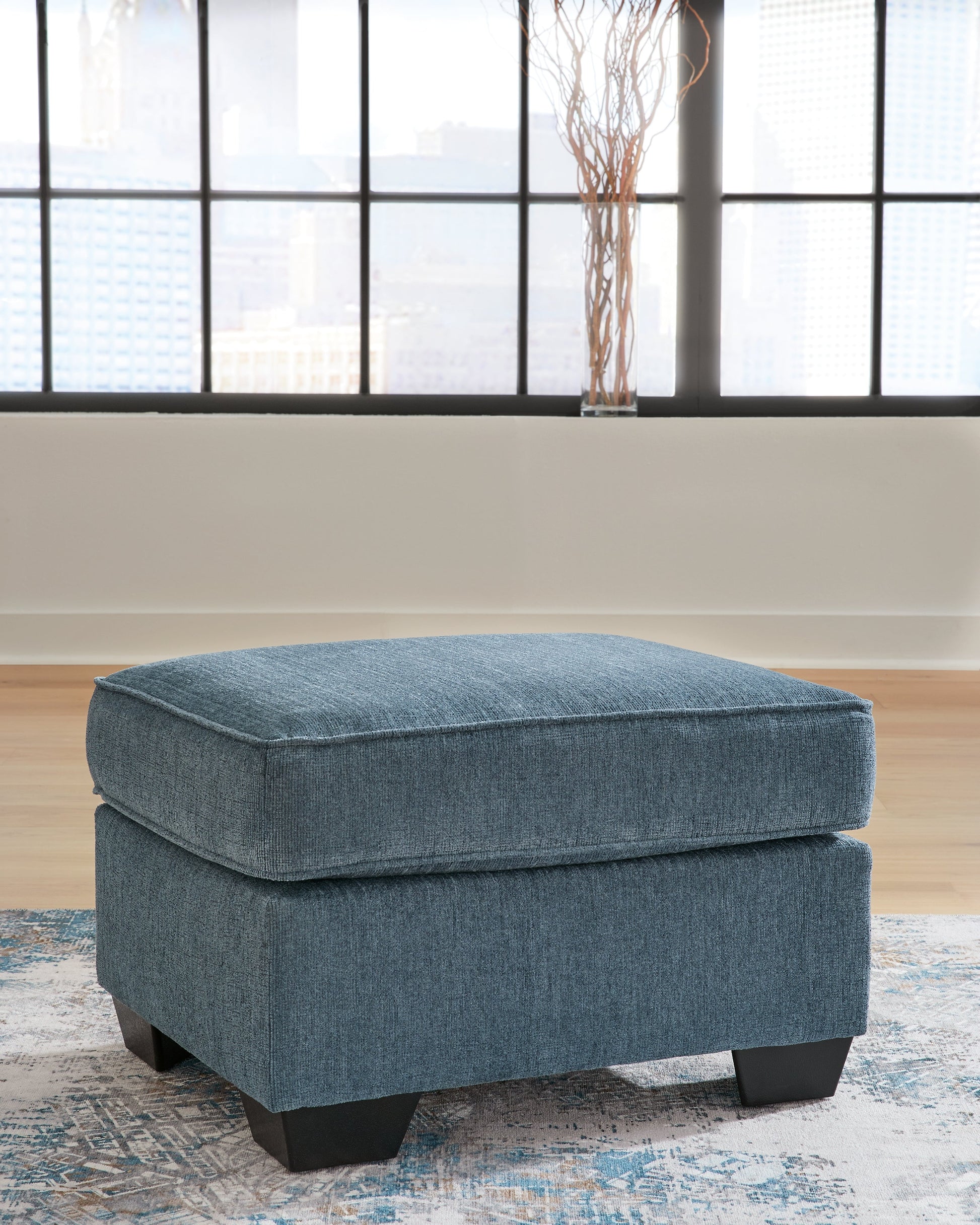 Cashton Blue Ottoman - 4060514 - Luna Furniture - Dallas Store