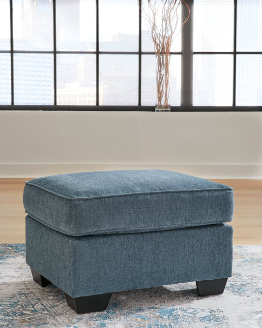 Cashton Blue Ottoman - 4060514 - Luna Furniture - Dallas Store