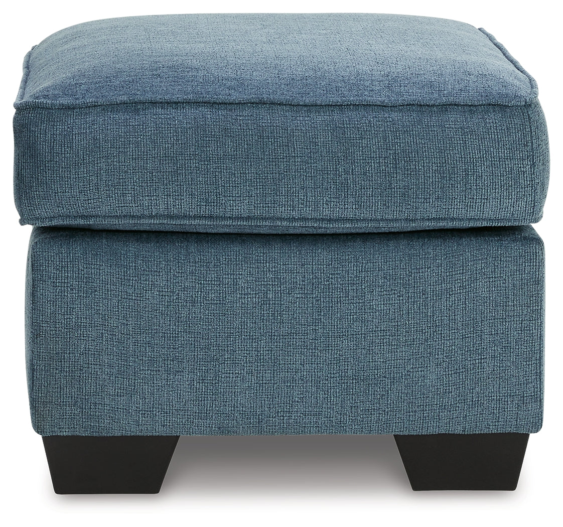 Cashton Blue Ottoman - 4060514 - Luna Furniture - Dallas Store